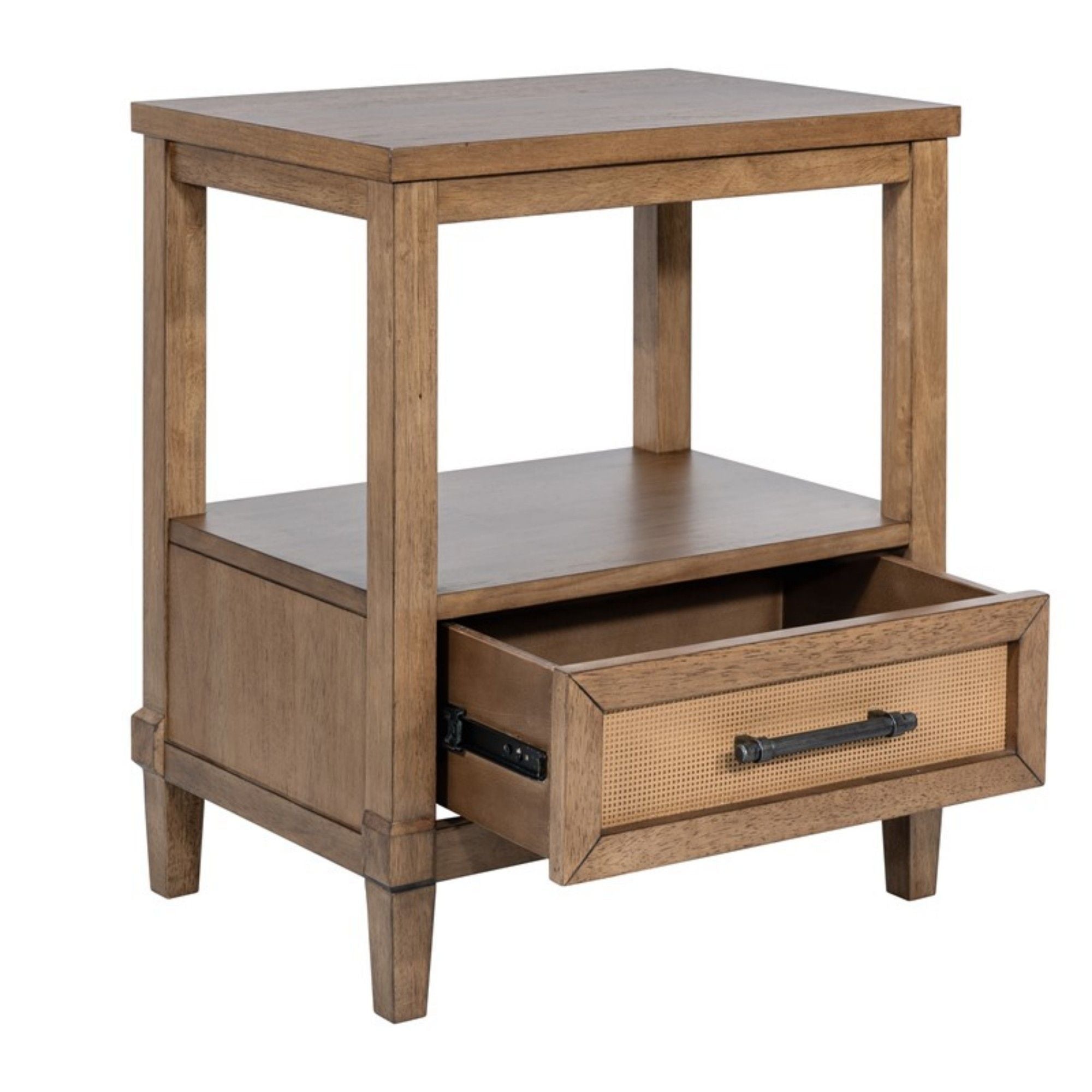Lily Pond - Nightstand With Storage - Natural