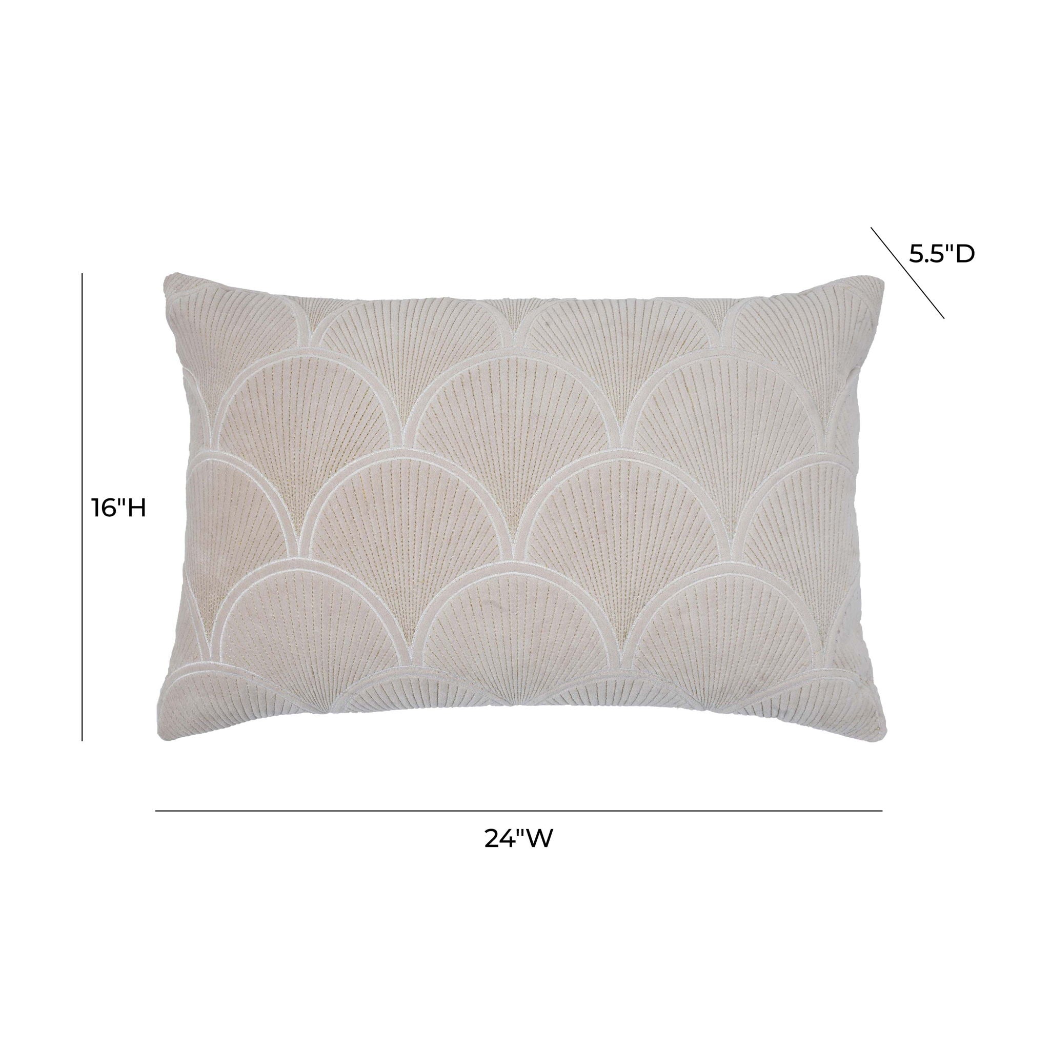 Destiny - Woven Cushion - White