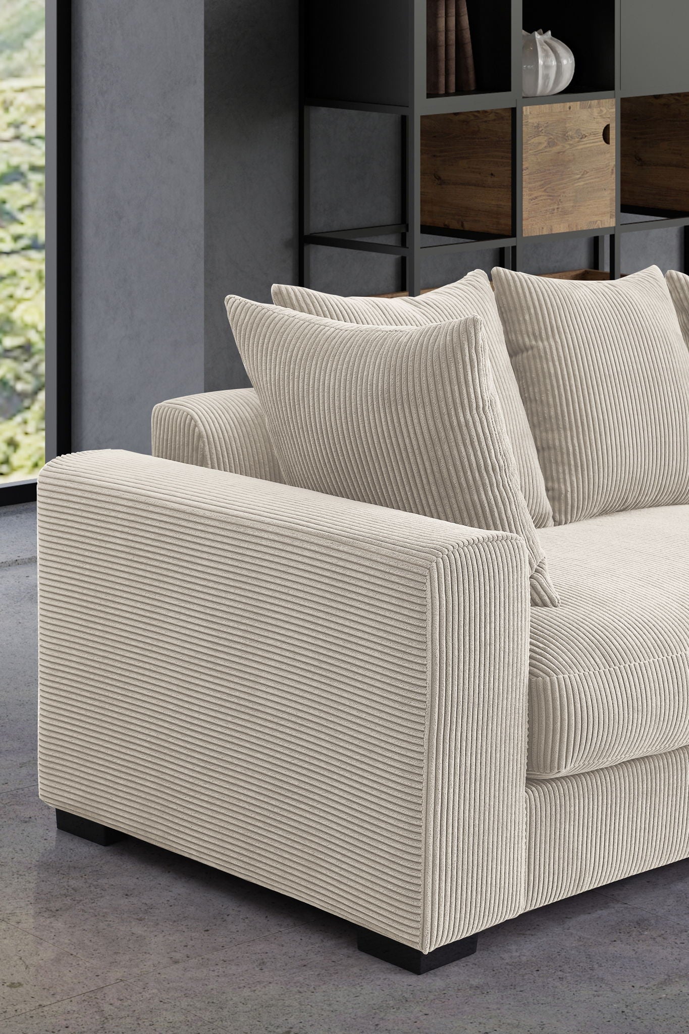 Duke - 4 Piece Upholstered Sectional