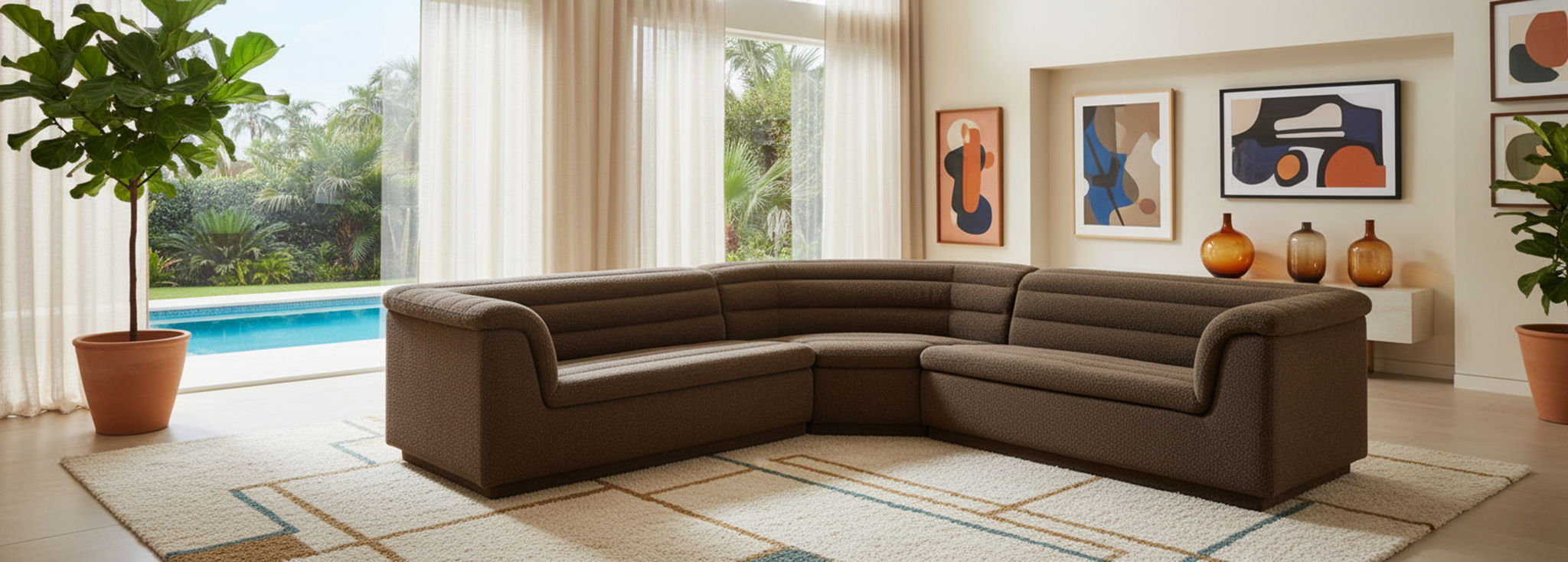 Cascade - Boucle Modular Sectional