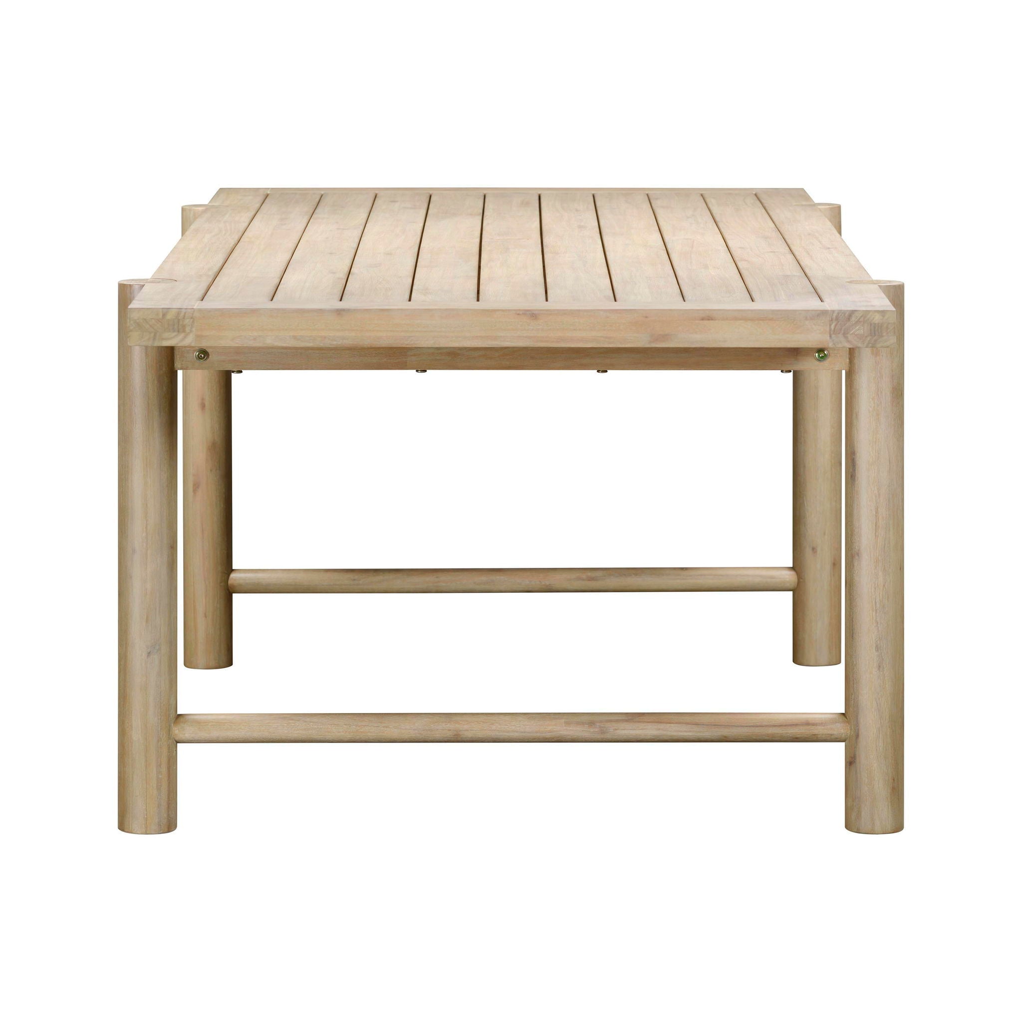 Gata - Outdoor Rectangular Dining Table - Light Teak