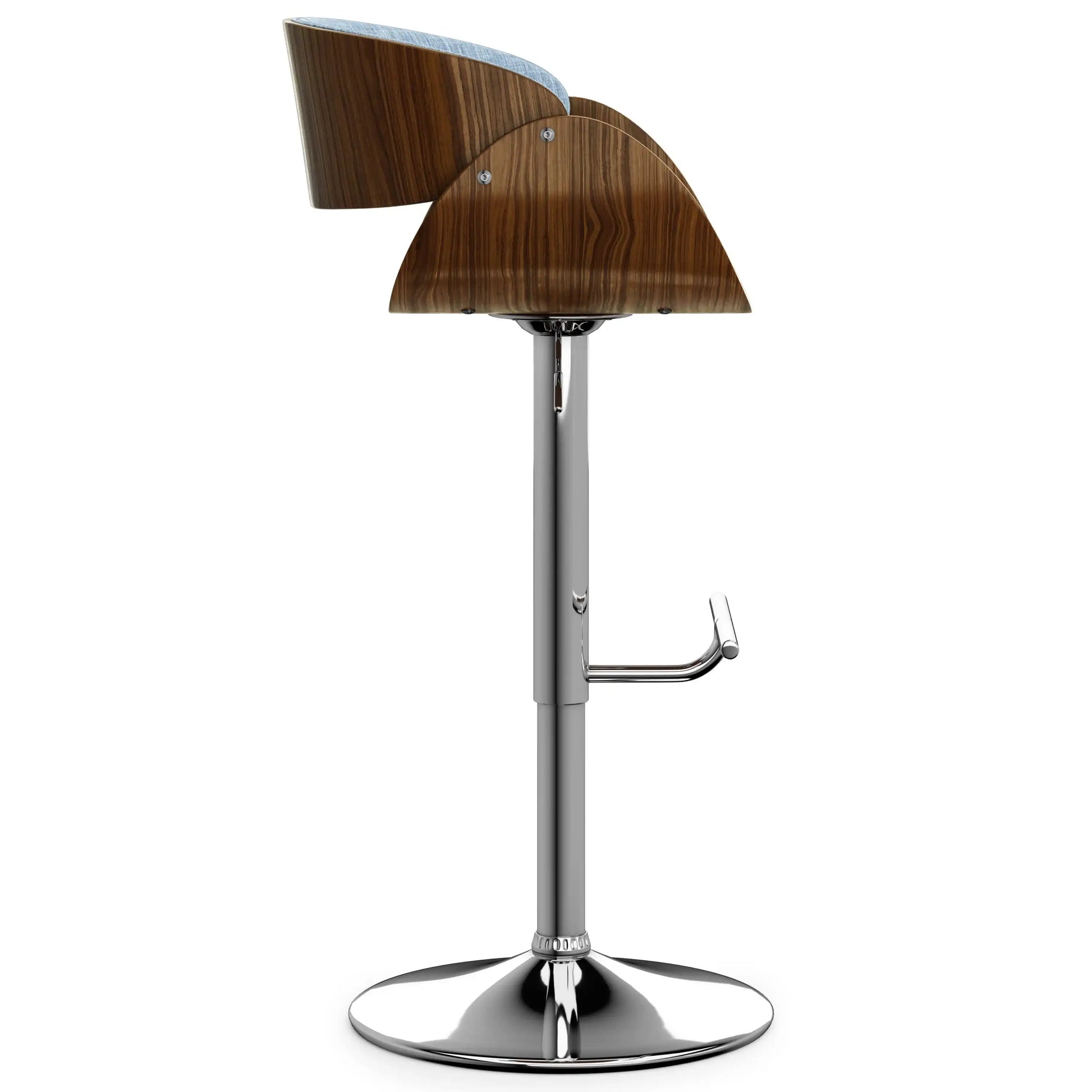 Amery - Mid Century Modern Adjustable Swivel Bar Stool - Best Buy Furniture