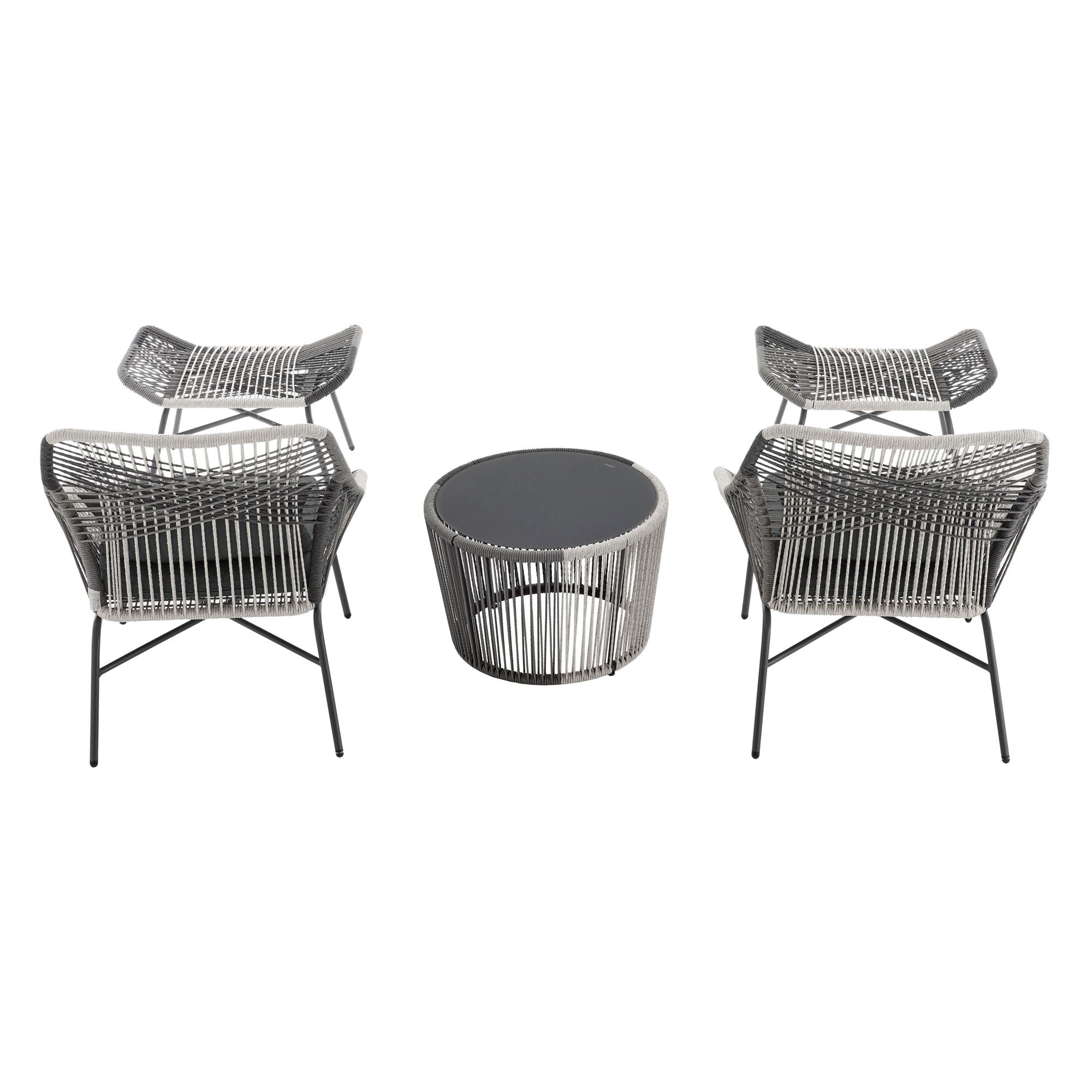 Ashland - 5 Piece Outdoor Conversation Set