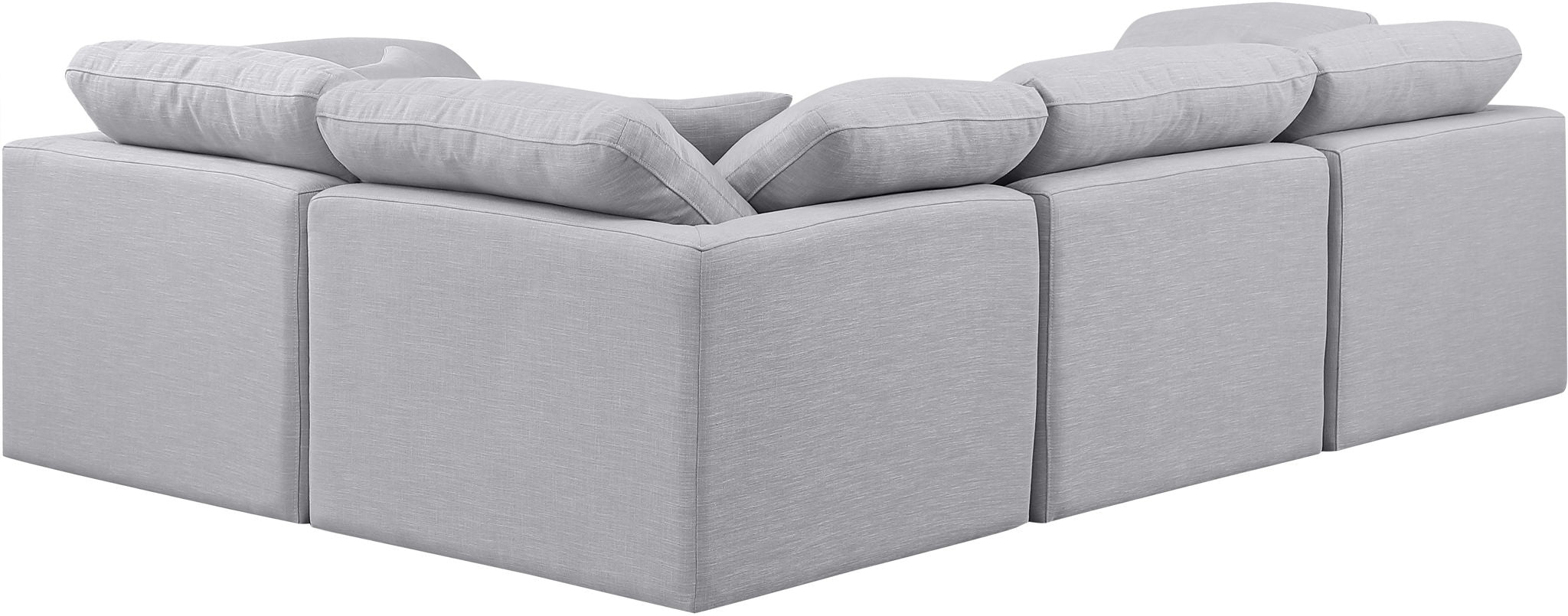 Indulge - Linen 4 Piece Modular Corner Sectional
