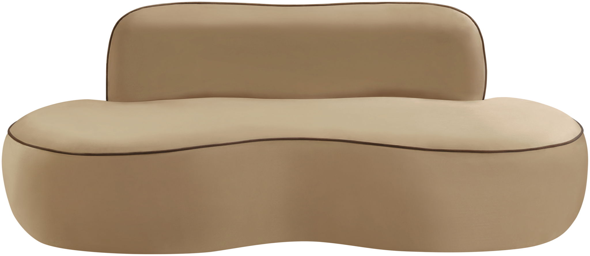 Swerve - Velvet 77" Upholstered Loveseat - Best Buy Furniture