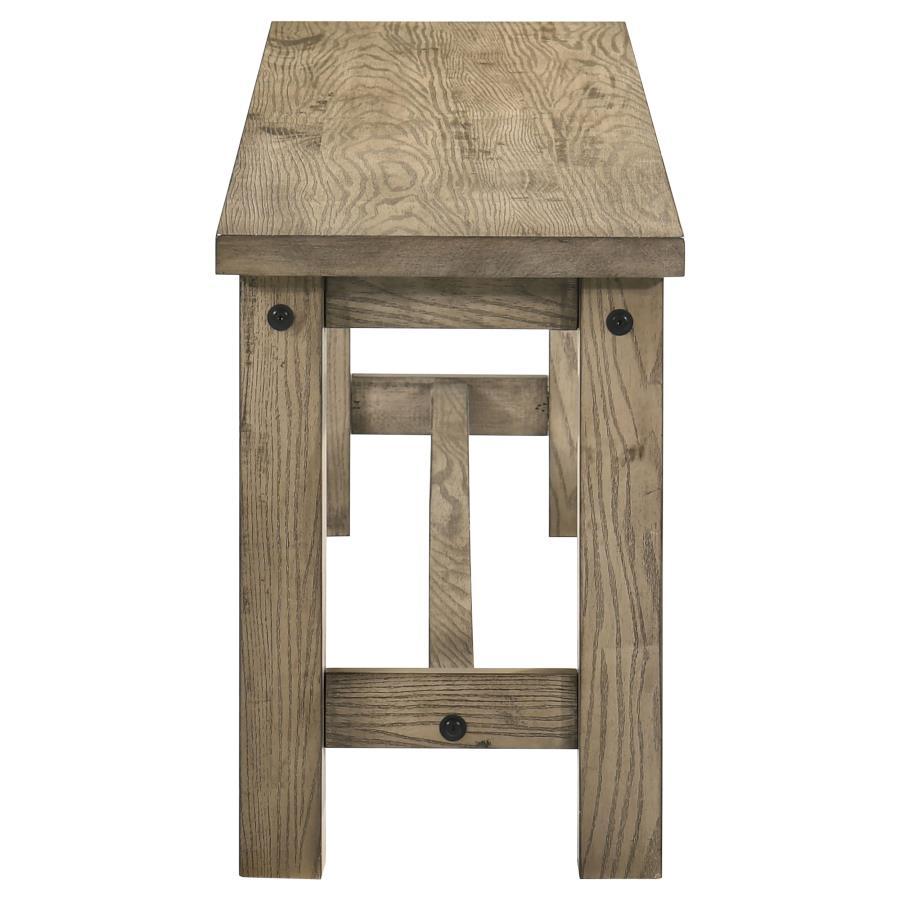 Cardova - 51" Solid Wood Dining Bench - Vineyard Oak - Best Buy Furniture