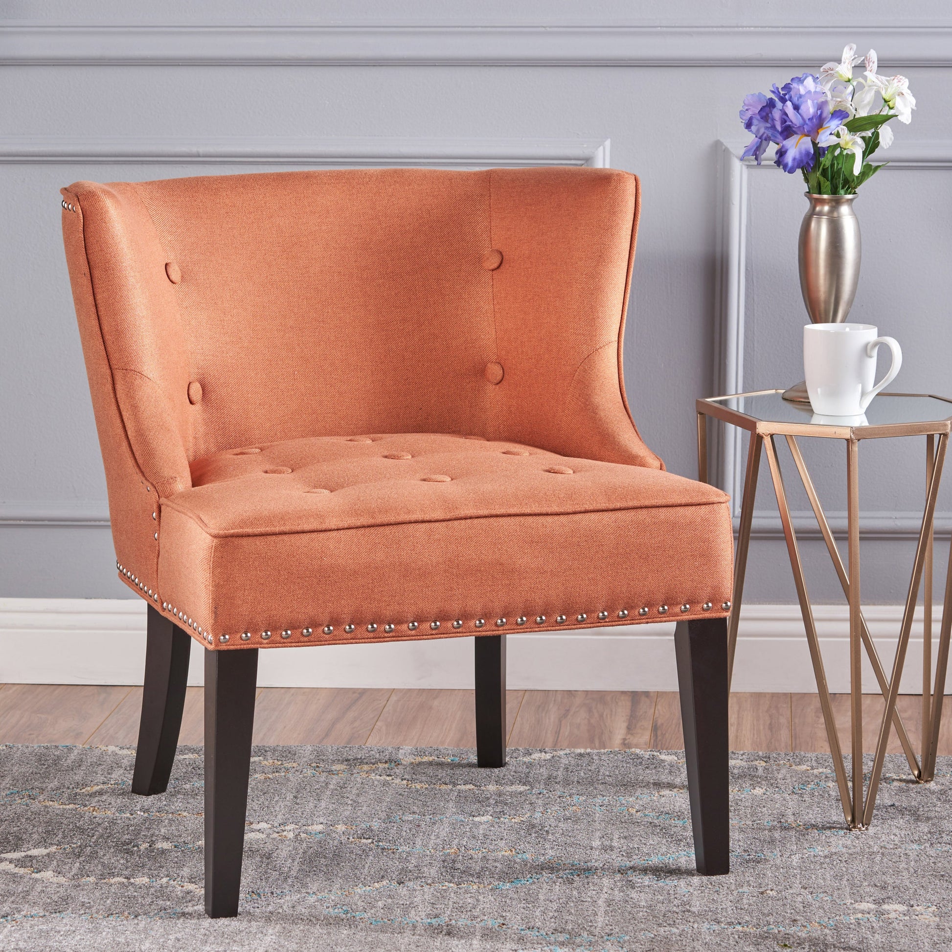Fabric Occaisional Chair, Orange - Best Buy Furniture
