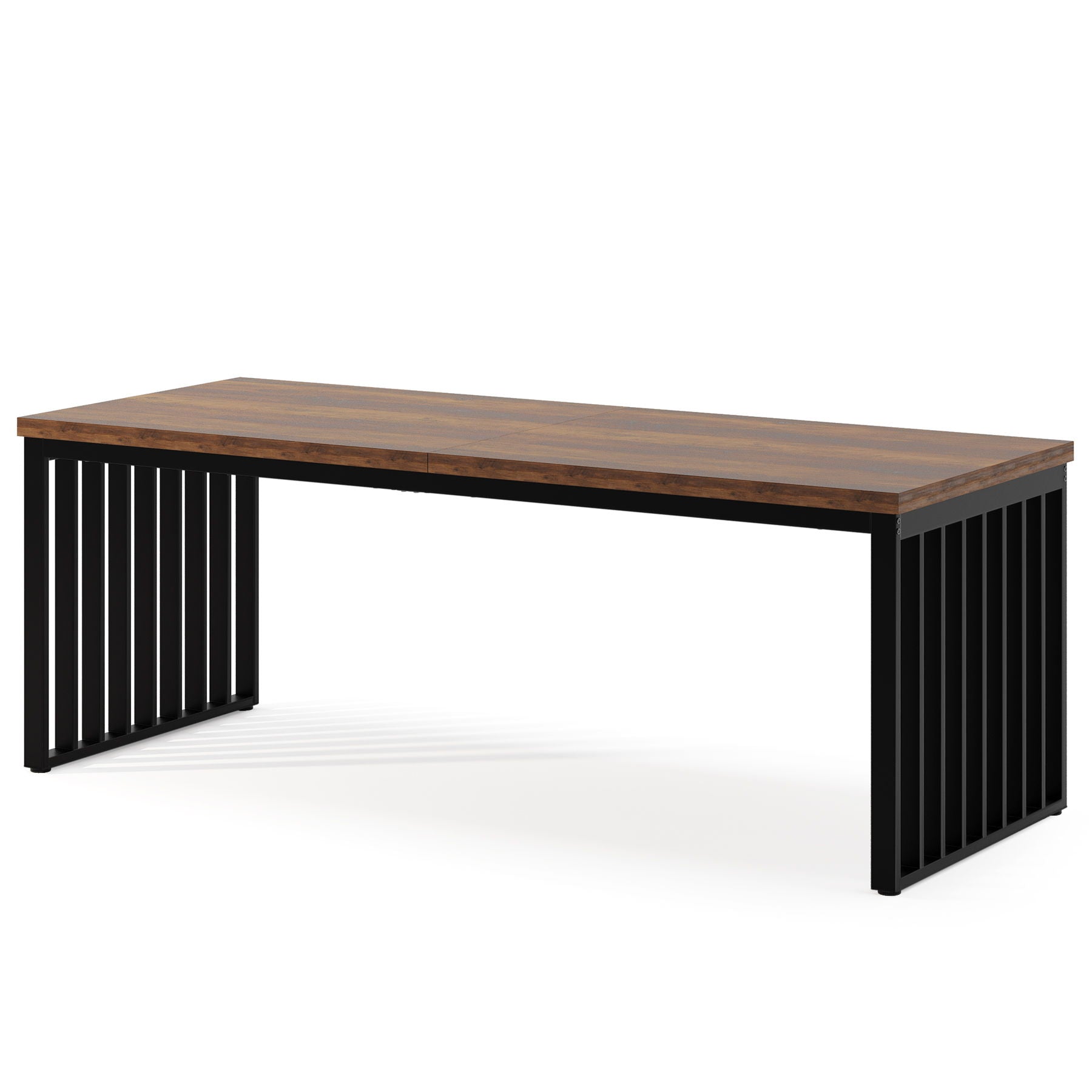 Double Computer Desk For 2 Person, Extra Long Workstation