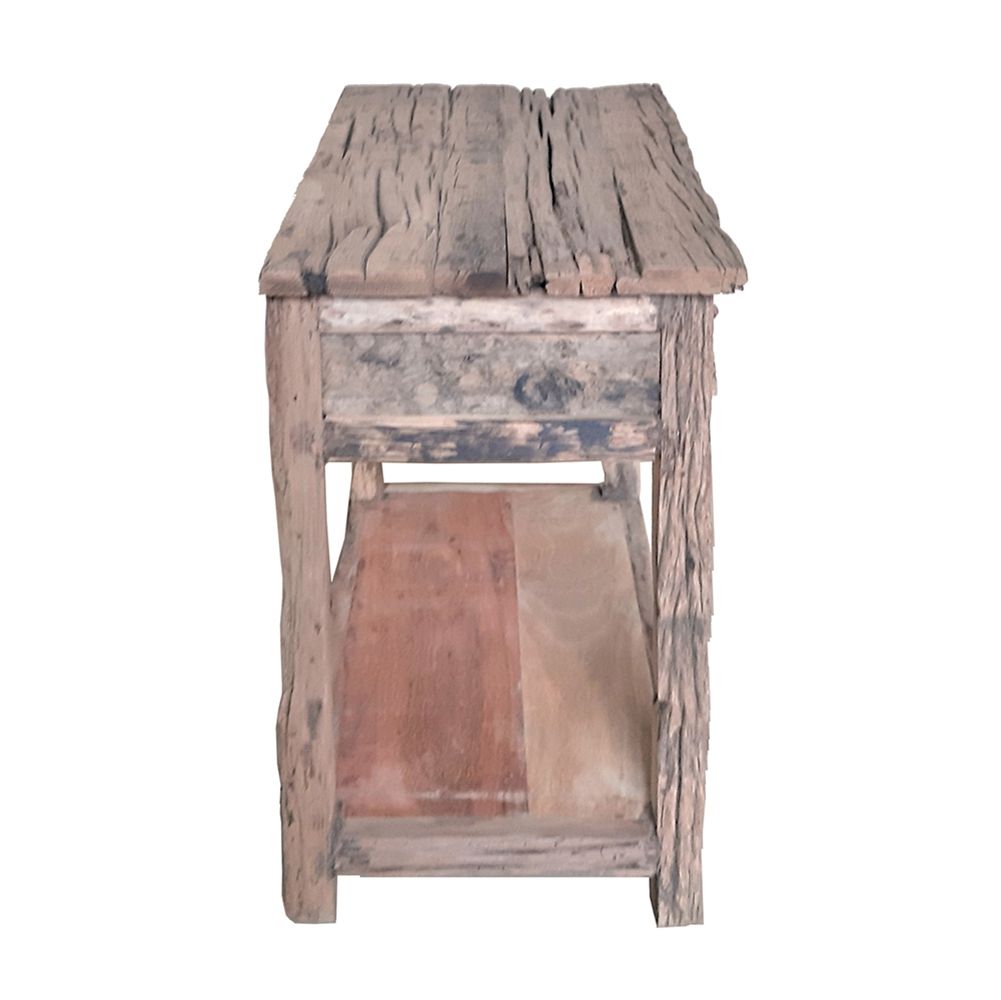 Rustic 2 Drawer Kitchen Island - Wood - Best Buy Furniture