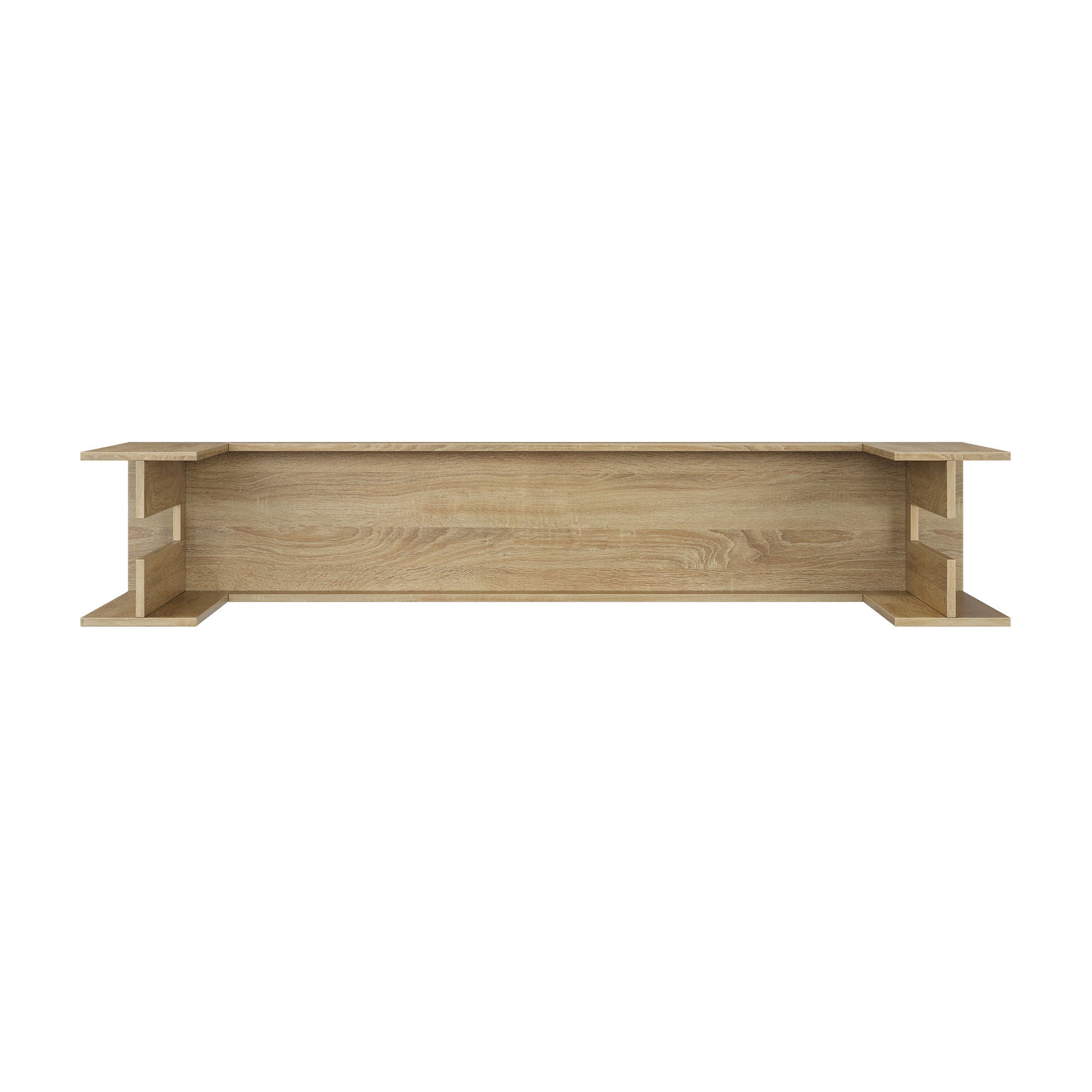 Farmhouse Style Extra Long Walnut Console Table