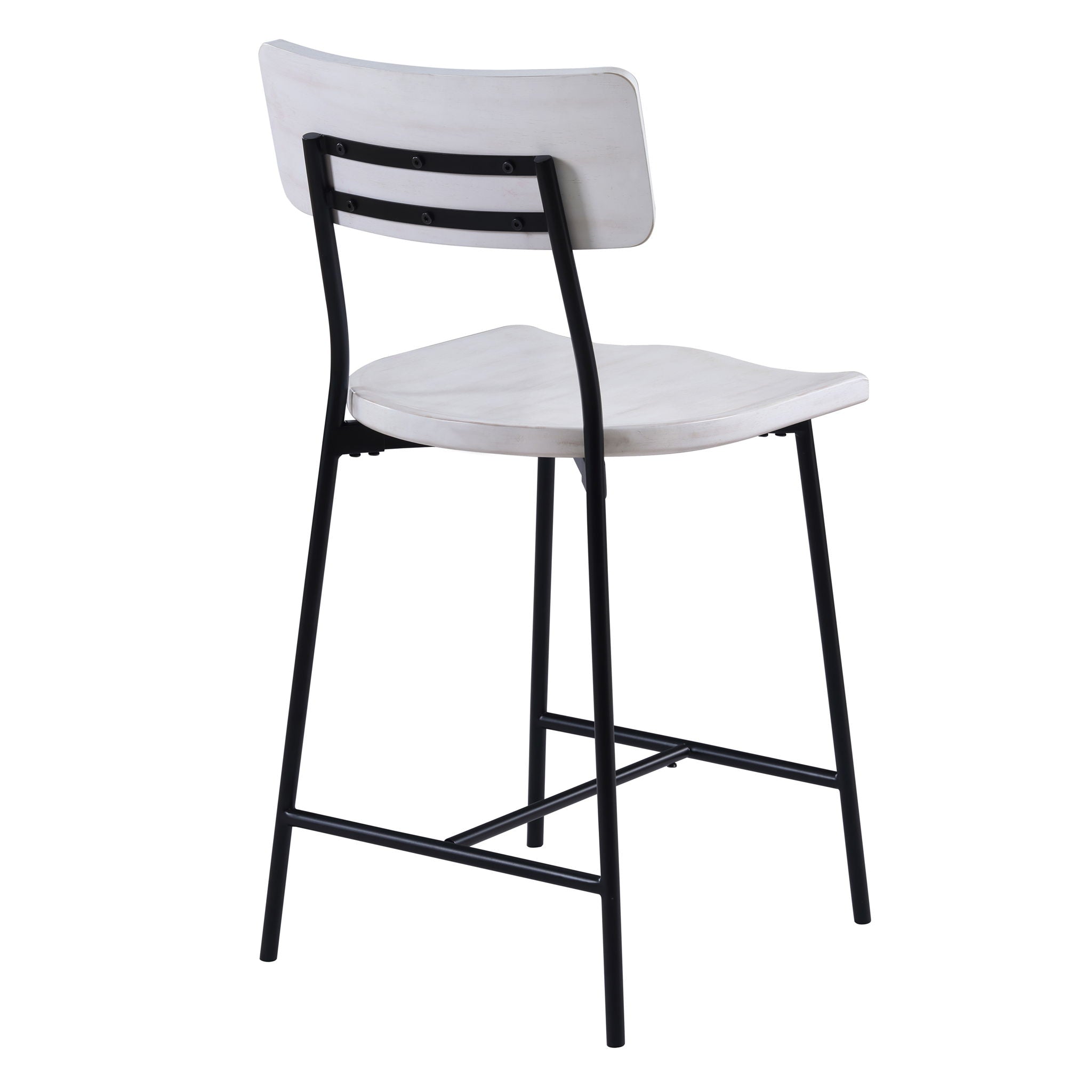 Badin - Counter Stool - White Washed - Best Buy Furniture