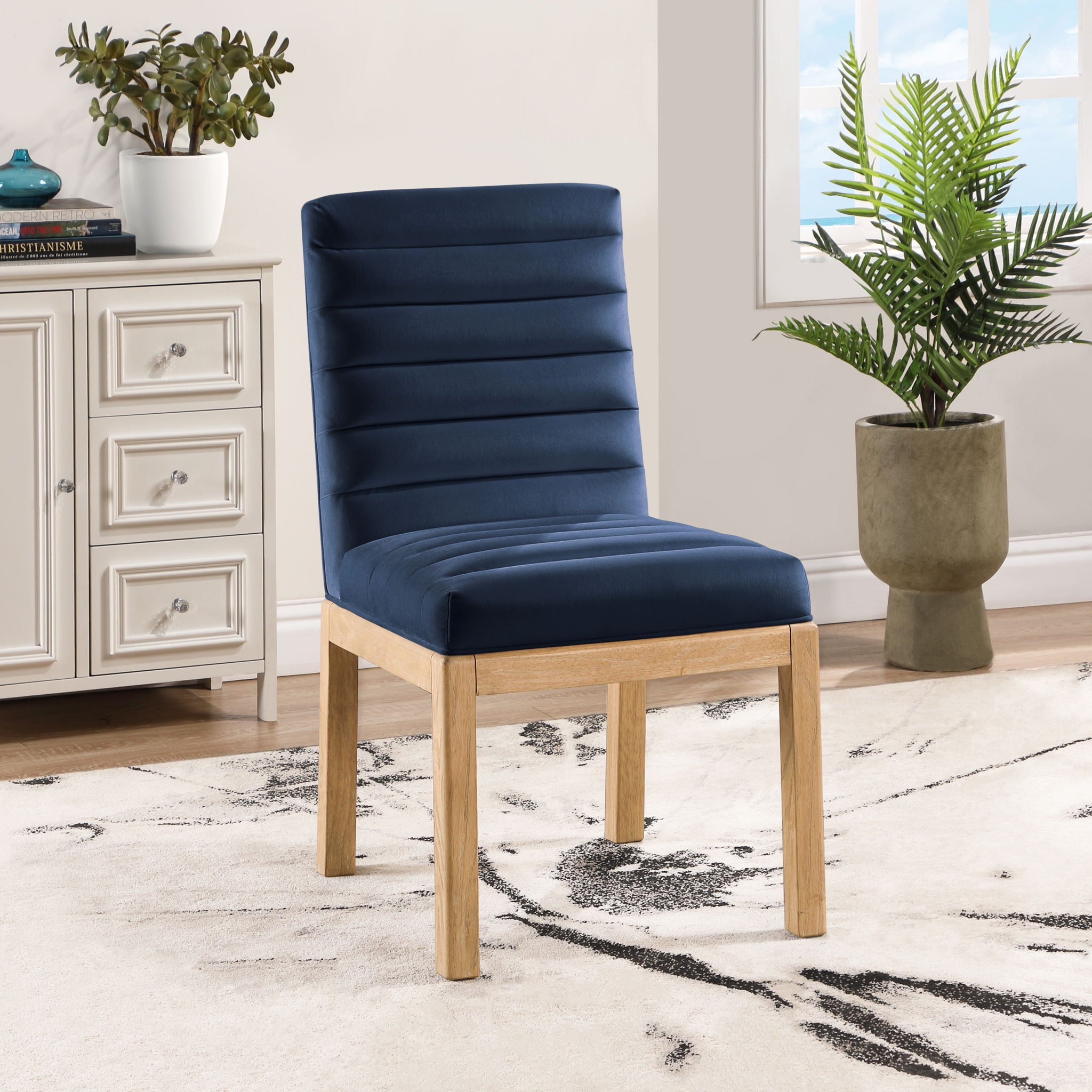 Evelyn - Dining Chair With Natural Legs