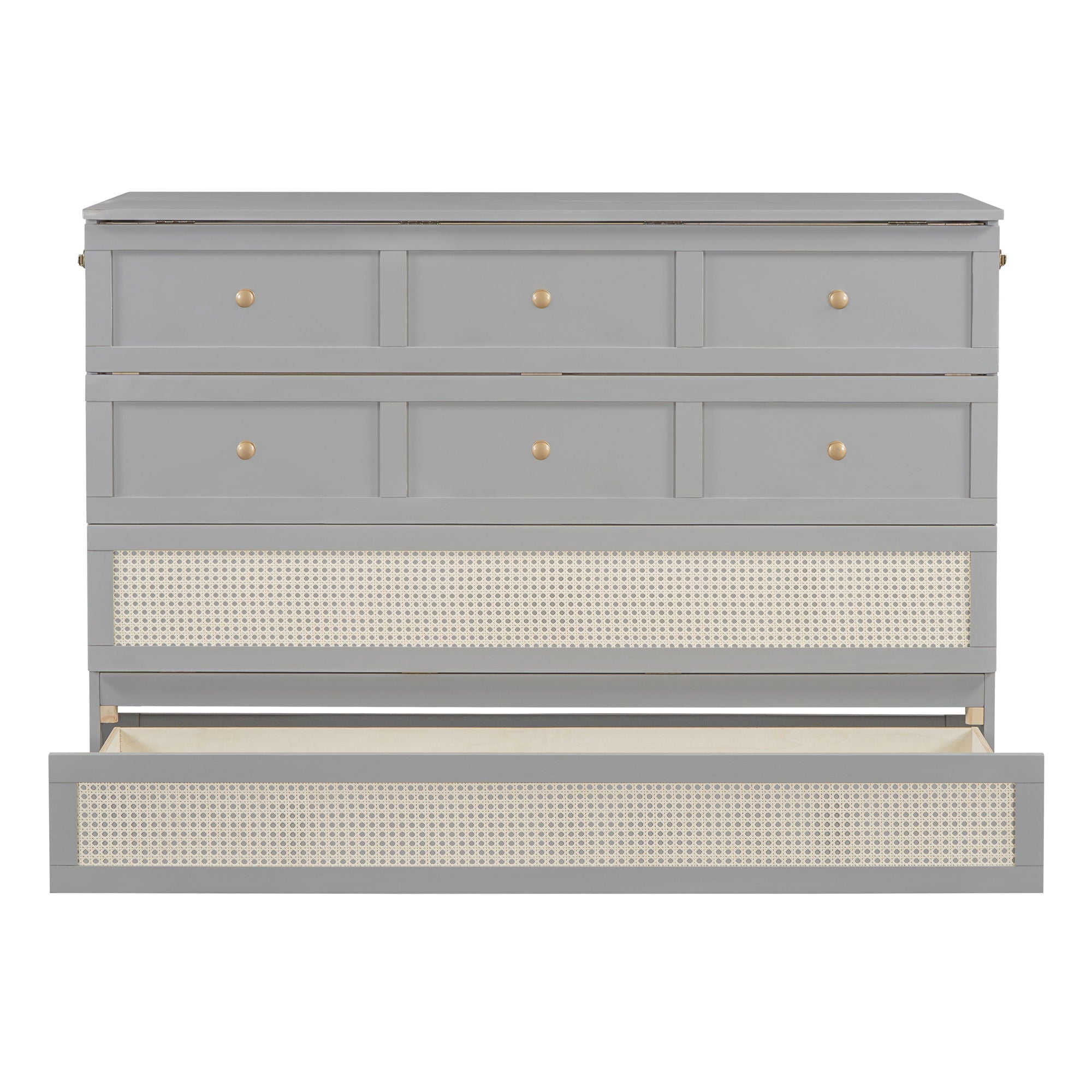 Murphy Bed With Large Drawers, Space Saving Design