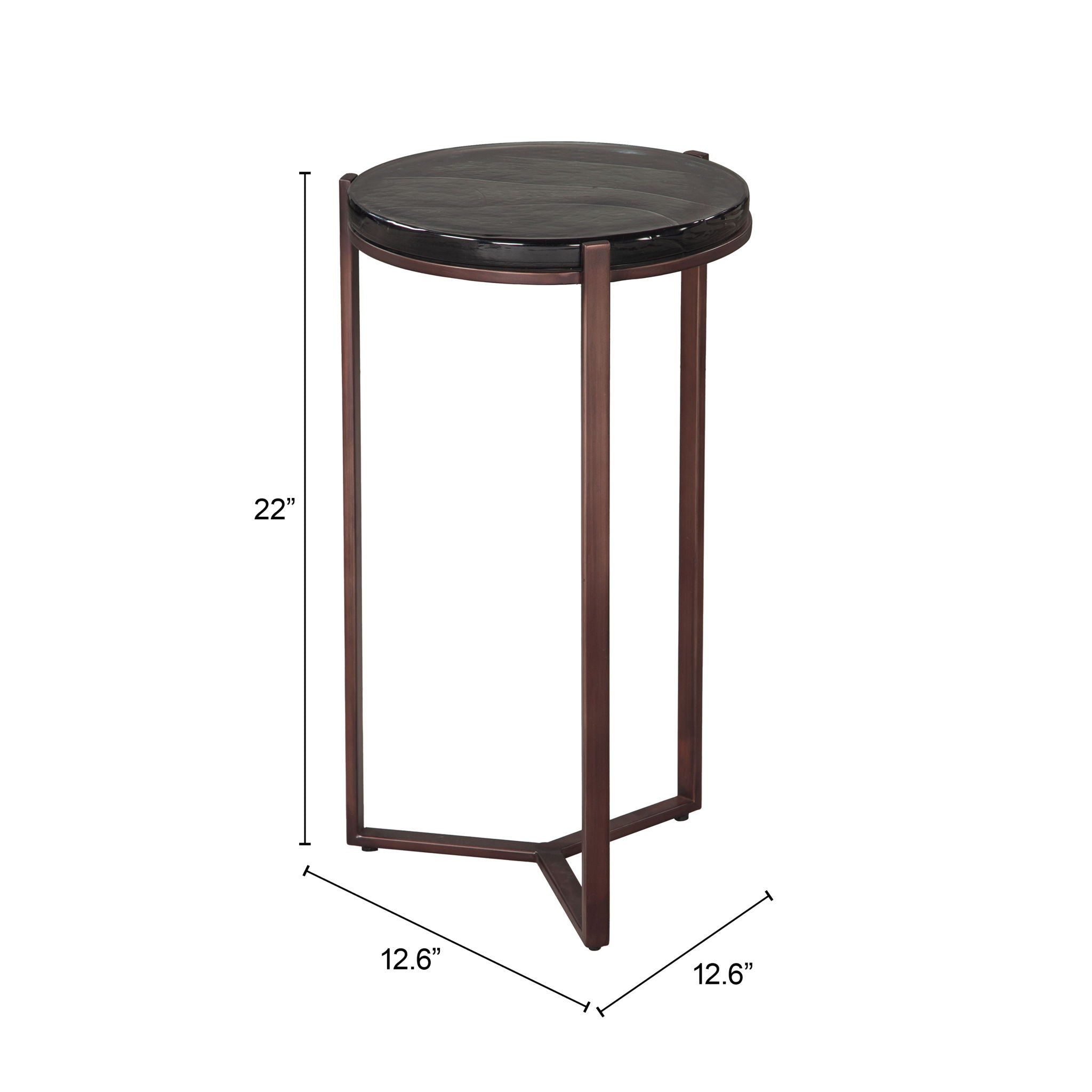 Daiza - Side Table - Bronze