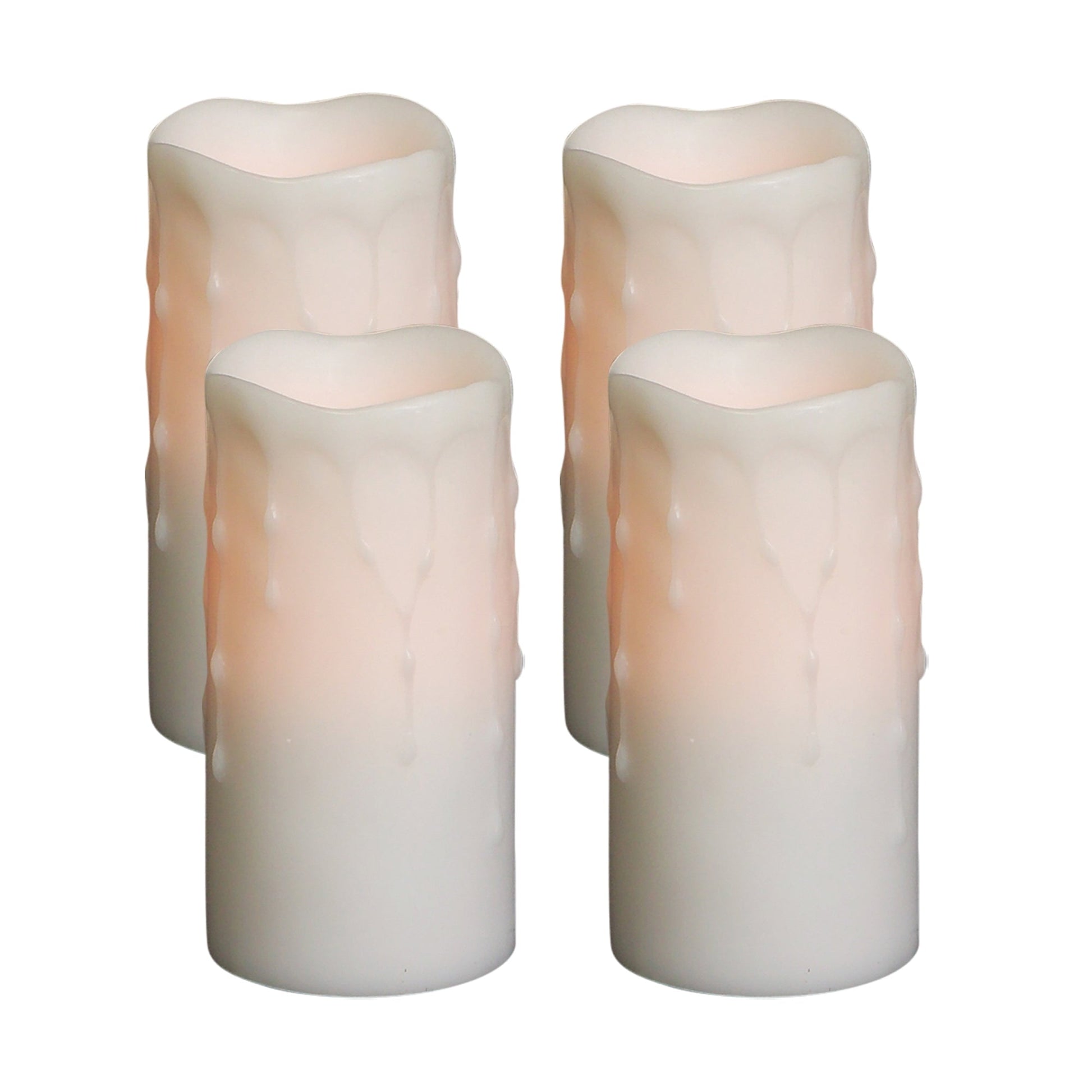 LED-Dripping-Wax-Pillar-Candles-(Set-of-4)-Candles