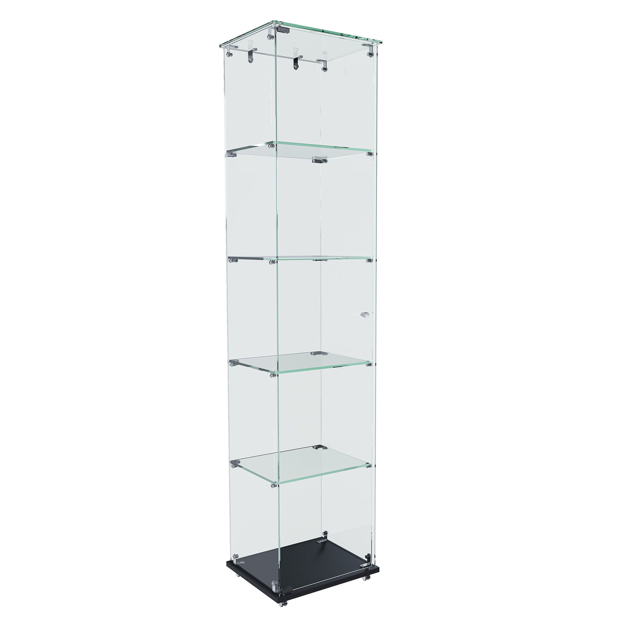 Premium 5 Tier Glass Display Case With 5 Dynamic LED Modes