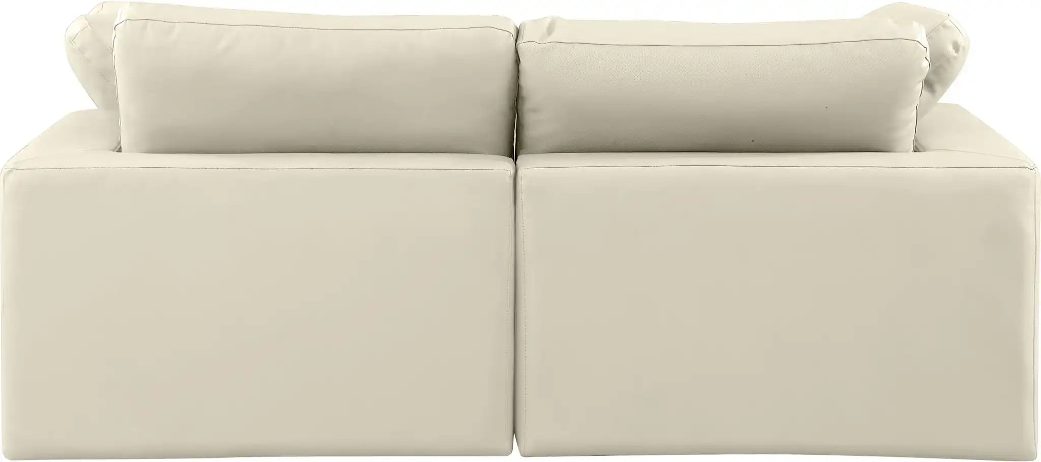 Comfy - Faux Leather Modular Sofa 2 Seats