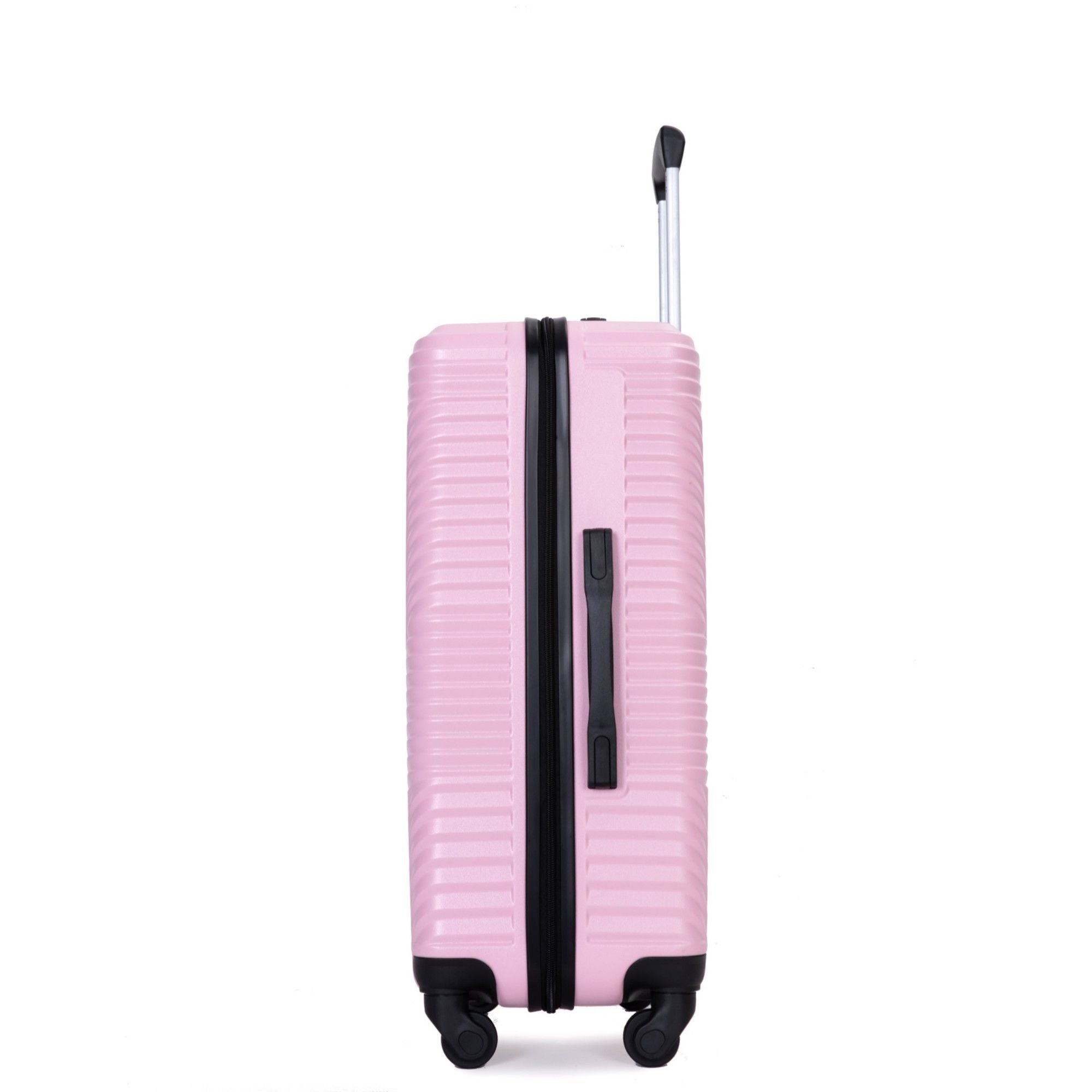 3 Piece Luggage Sets Lightweight Suitcase With Two Hooks, Spinner Wheels,