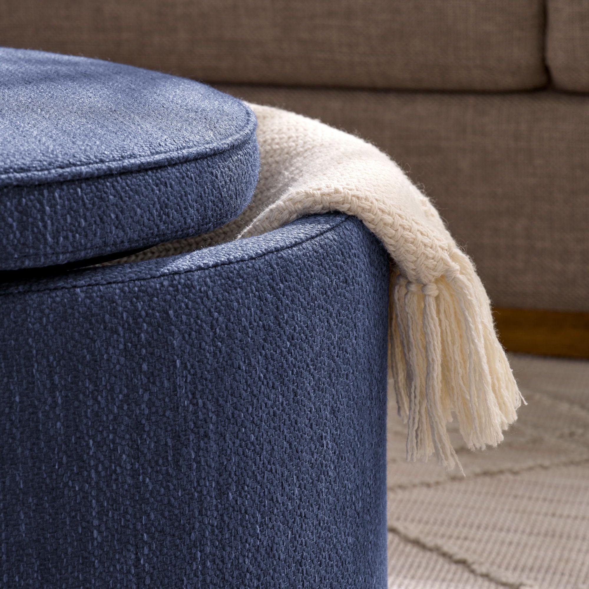 Multi Functional Ottoman And Table Set With Drum Stool