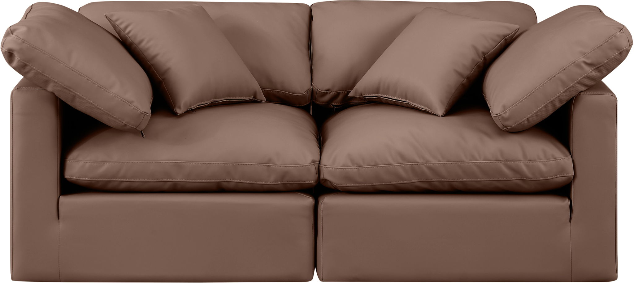Indulge - Faux Leather 2 Seat Modular Sofa