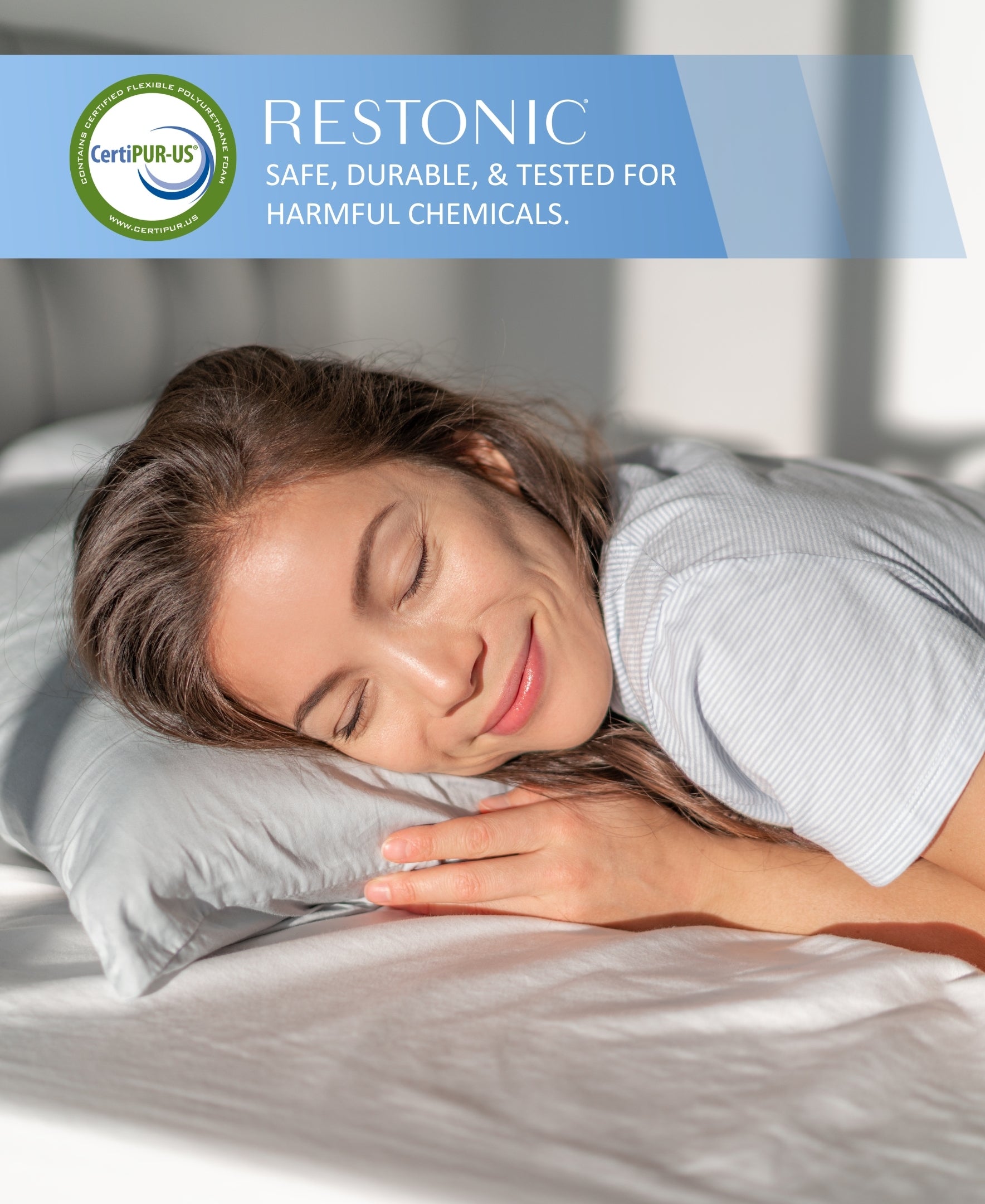 Restonic ComfortCare Hybrid Restful Nights Firm Queen Mattress