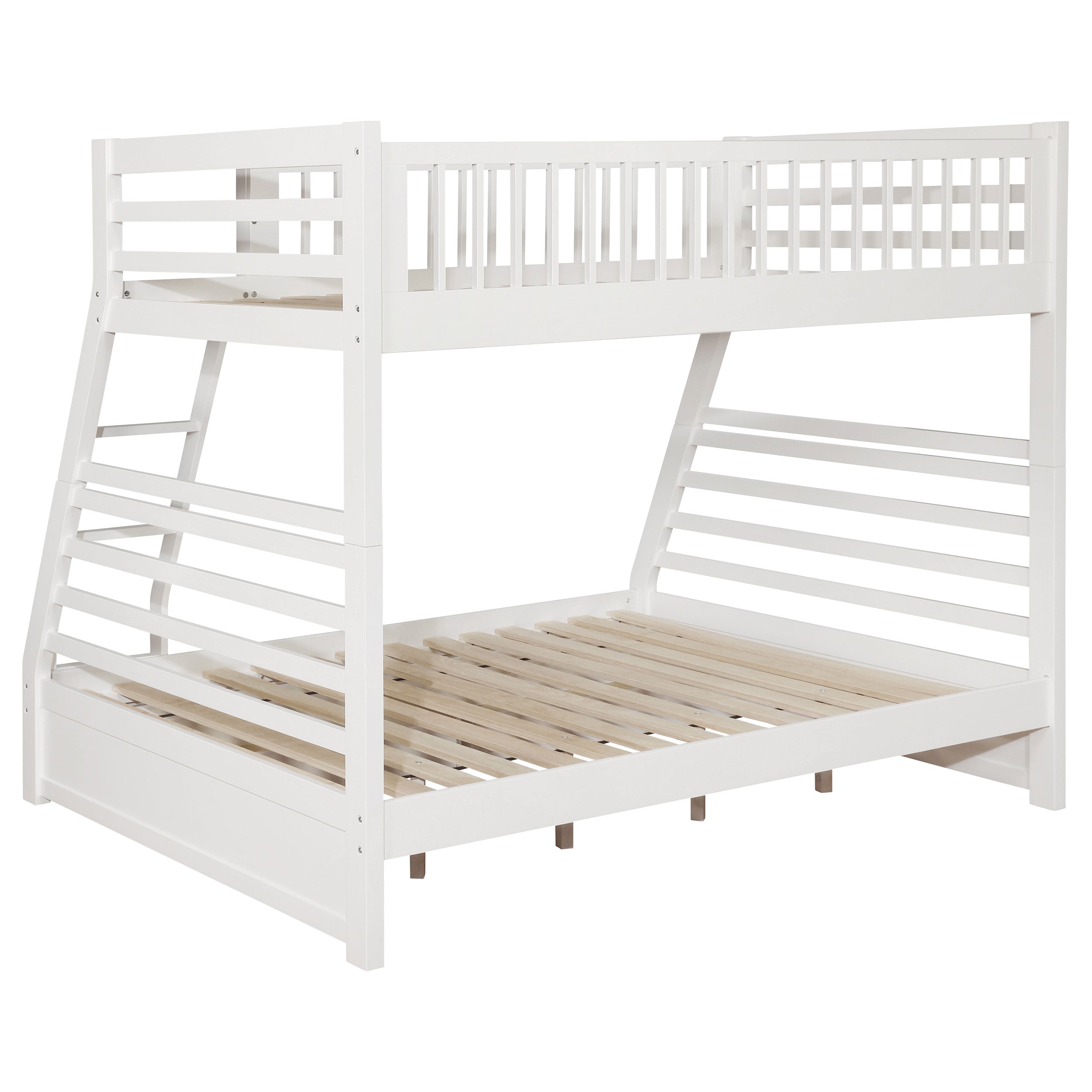 Ashton 2-drawer Wood Twin Over Full Bunk Bed White-CoasterEssence