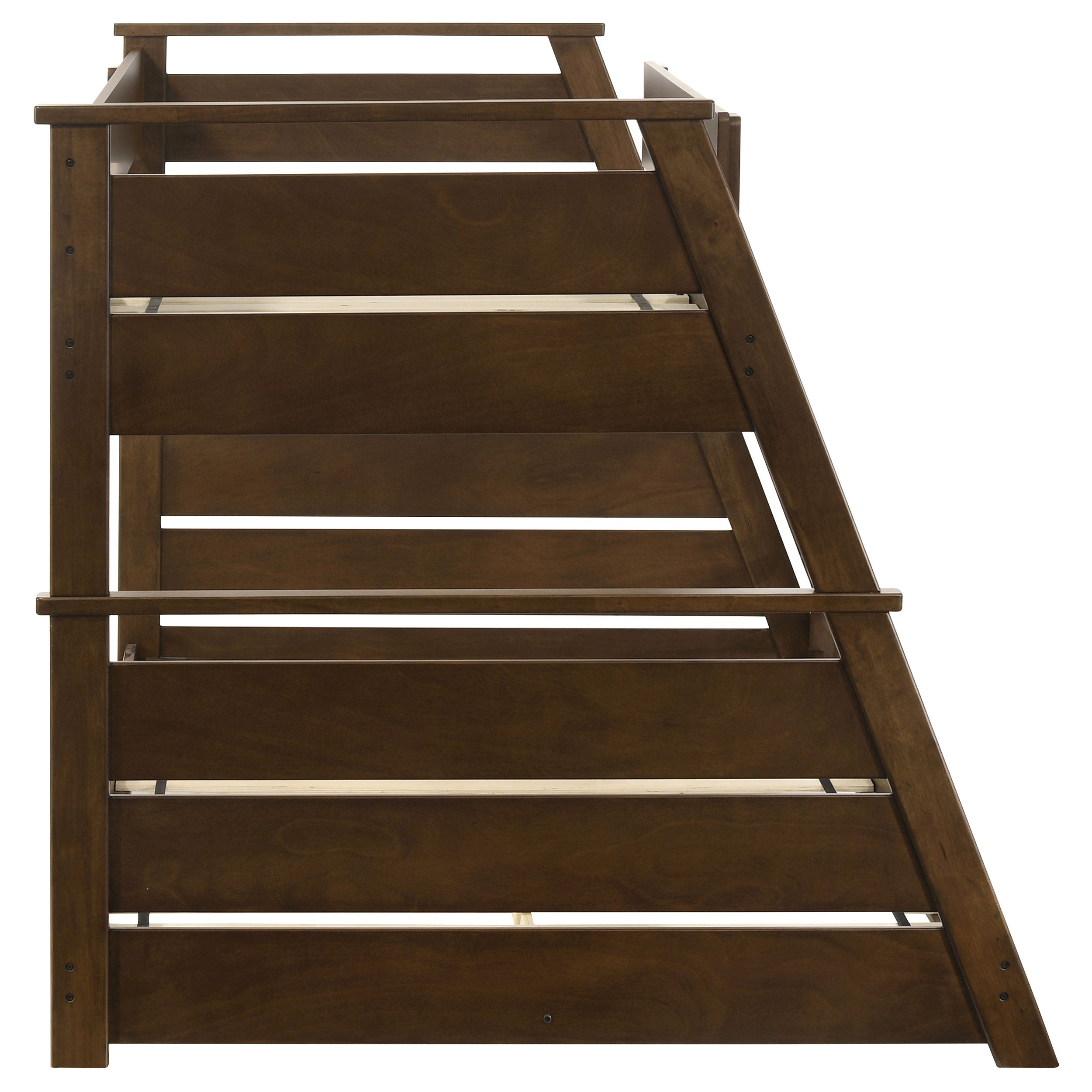 Holden Wood Veneer Twin Over Full Bunk Bed Walnut-