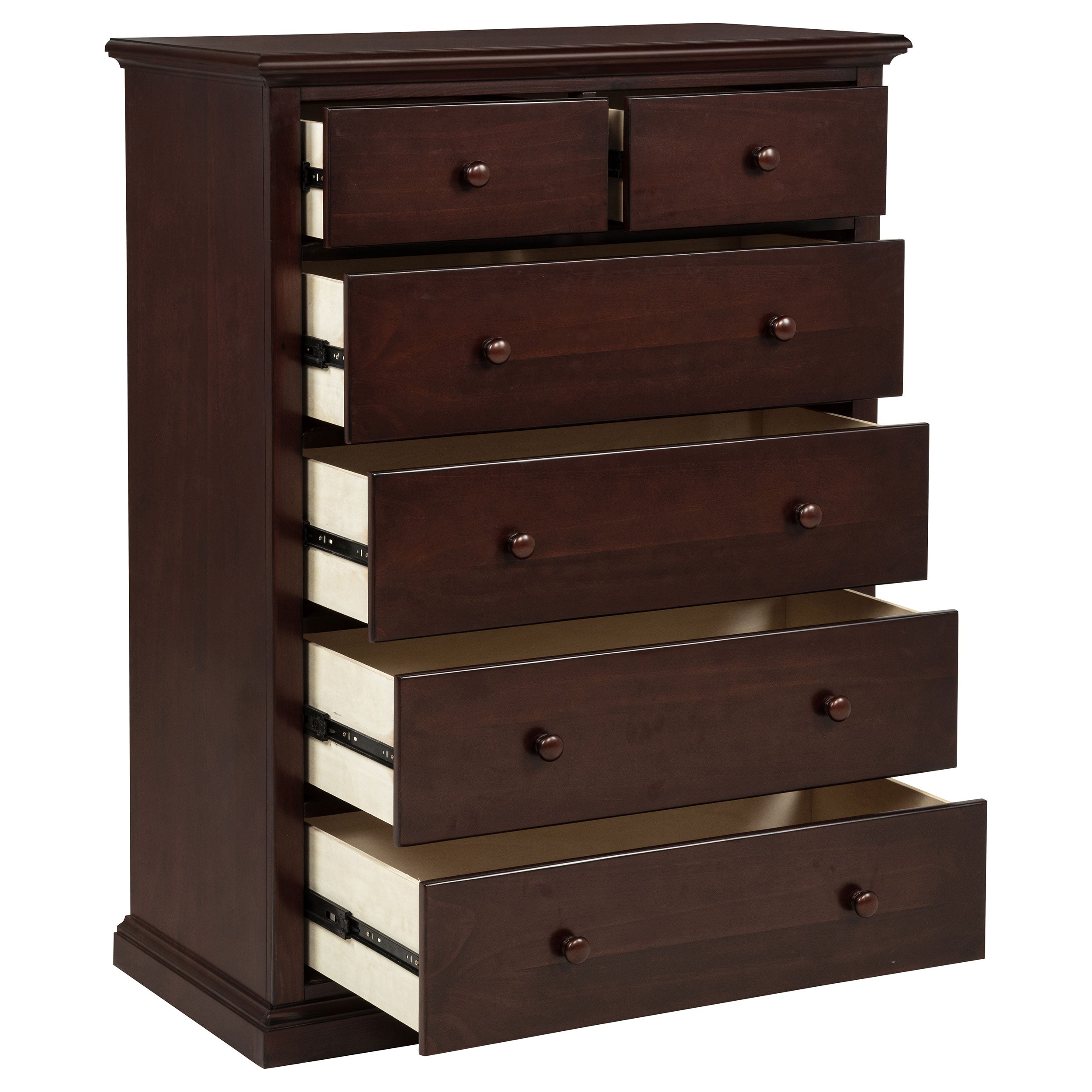 Sumerlin 6-drawer Bedroom Chest of Drawers Cappuccino-
