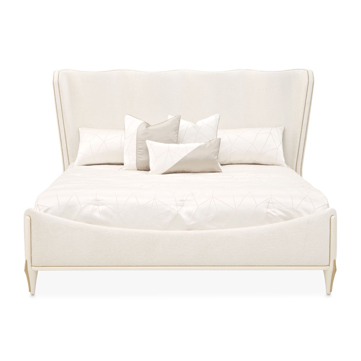 La Terrazza - Queen Panel Bed - Creamy Pearl