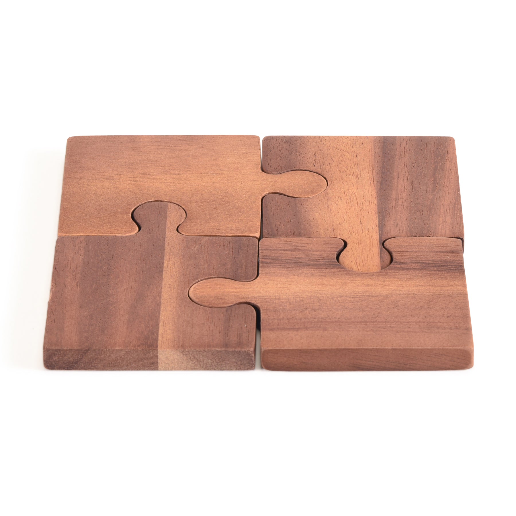 Puzzle Piece Coasters -Set of 4