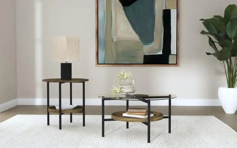 Delfin - Round Coffee Table Set