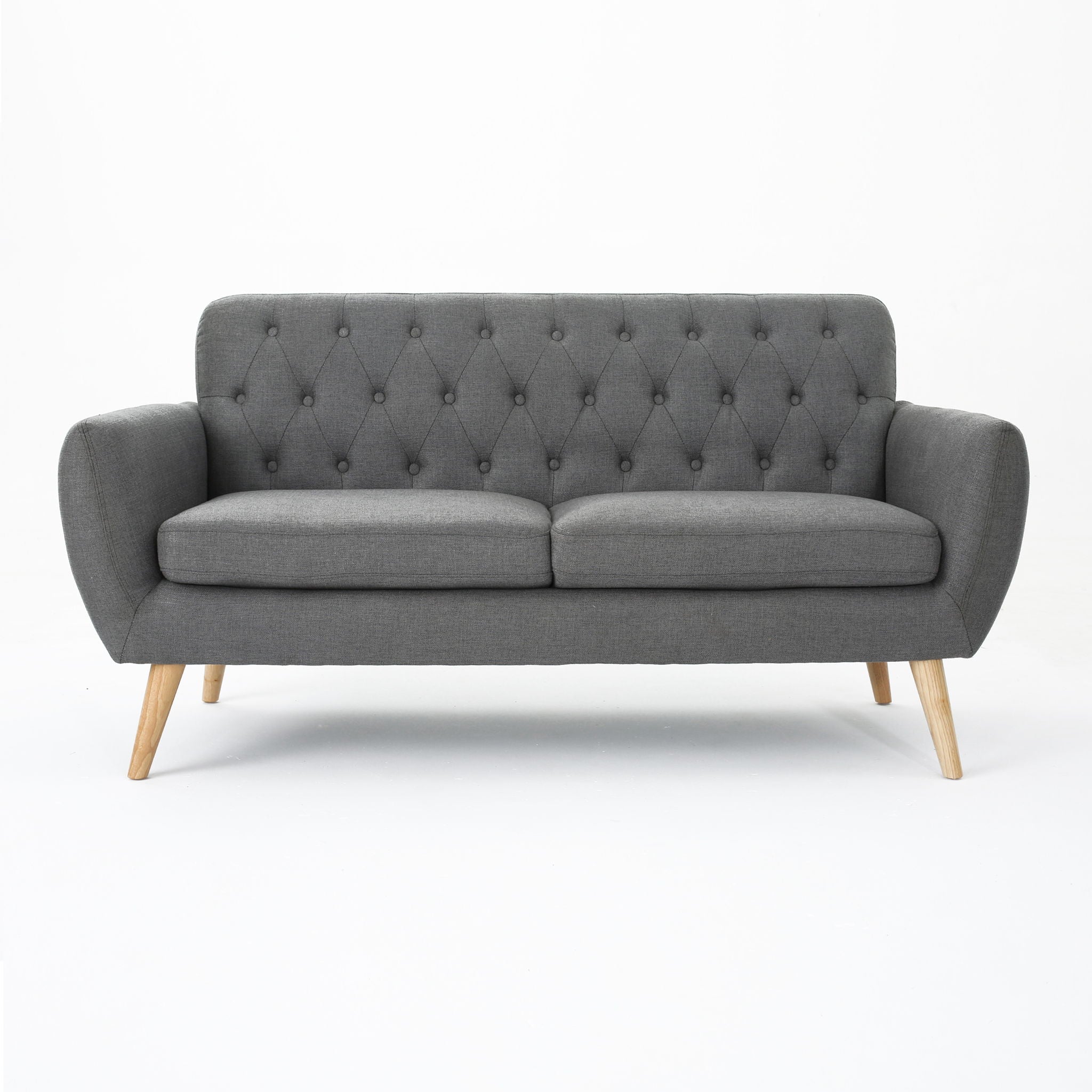 Mid - Century Tufted Loveseat