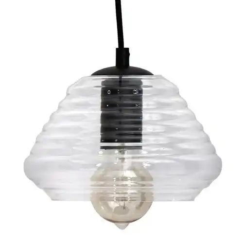 Torus - Triangle Industrial Pendant - Clear