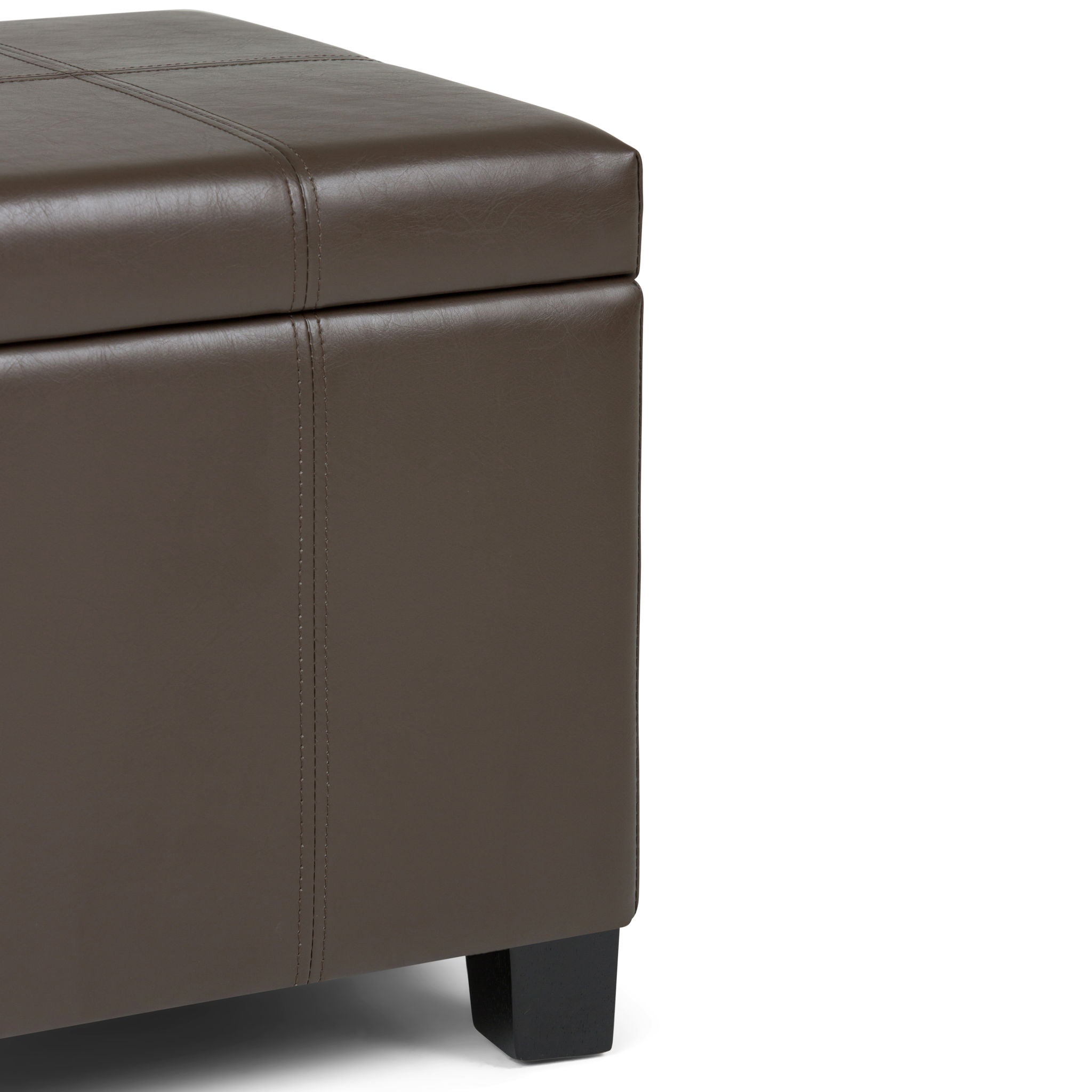 Dover - Upholstered Storage Ottoman Bench - Best Buy Furniture