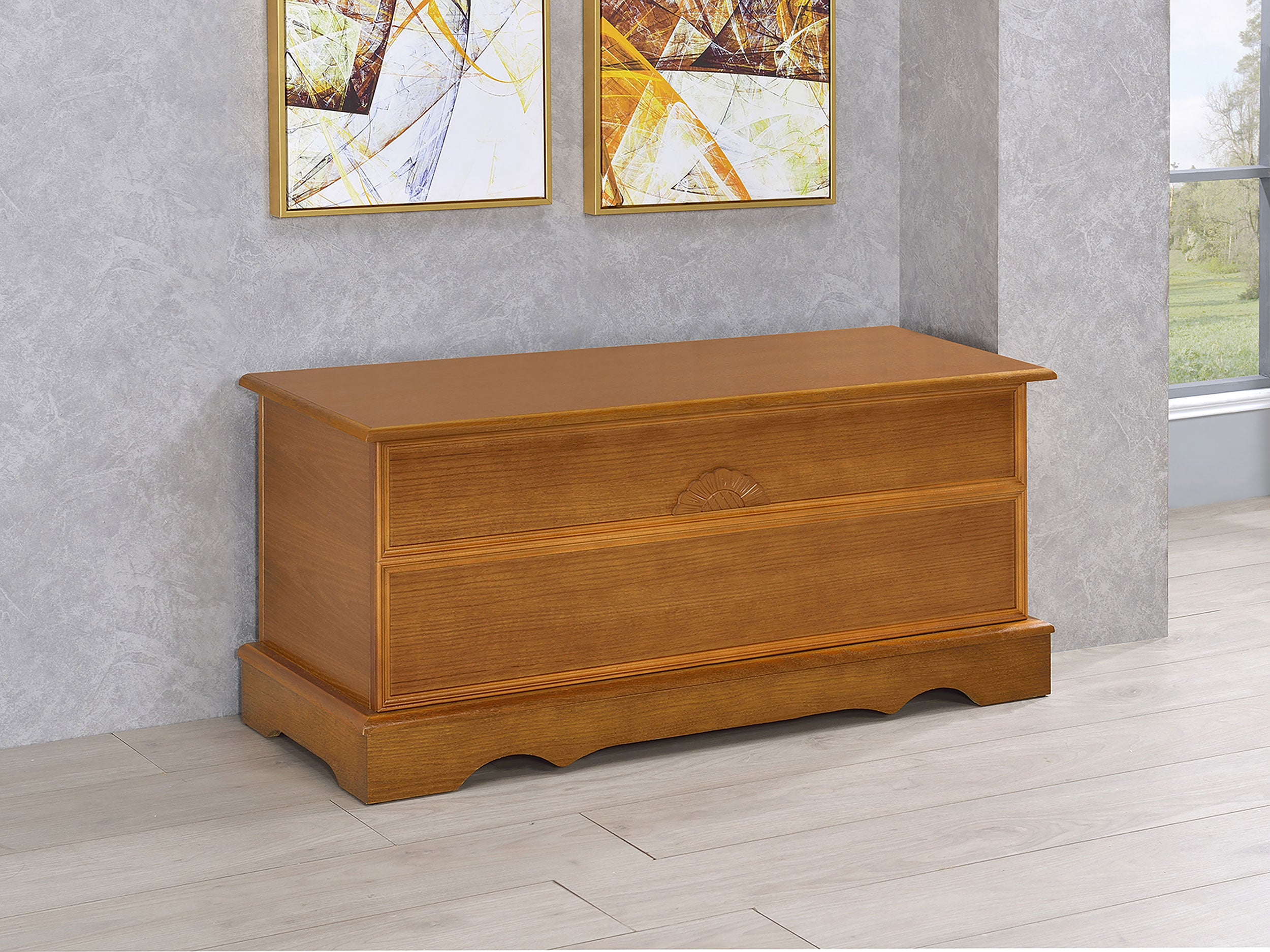 Paula Cedar Chest Honey-CoasterEssence