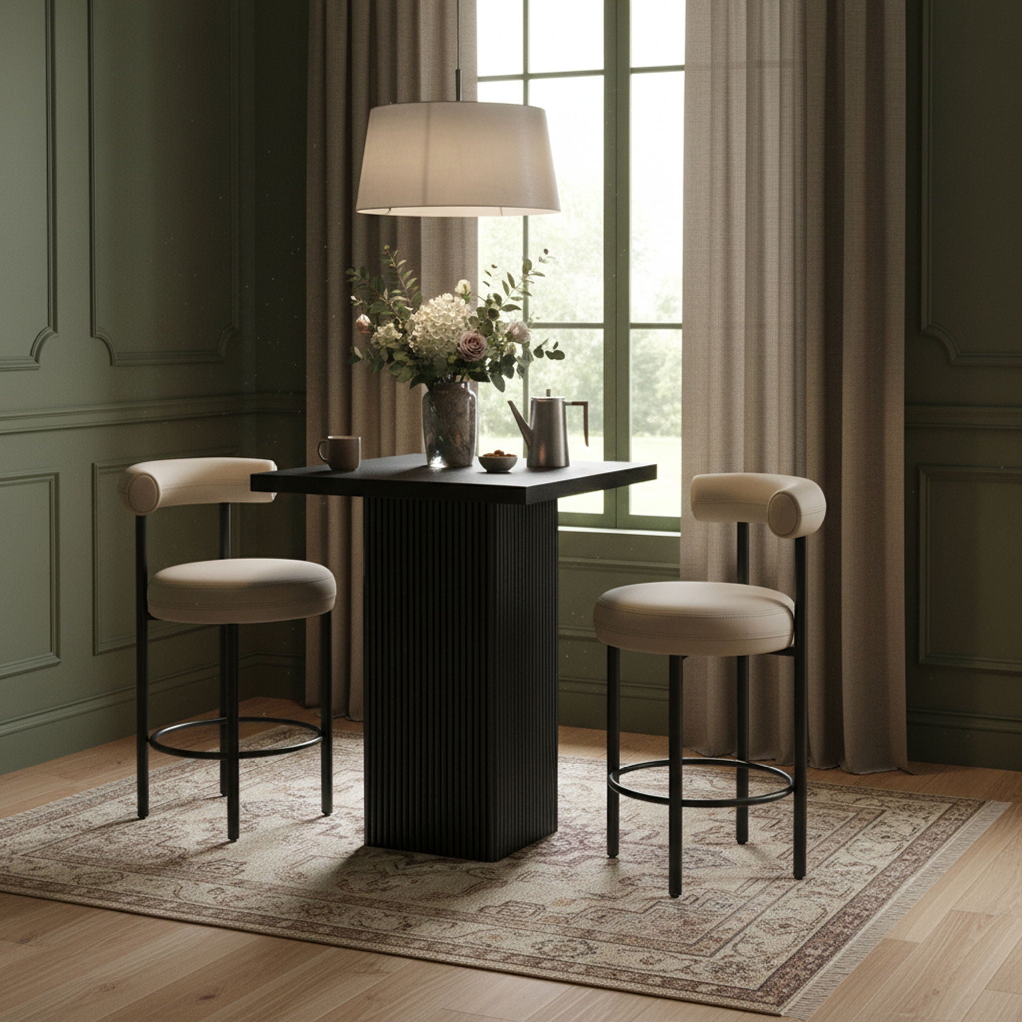 Belinda - Oak Veneer And Solid Wood Table