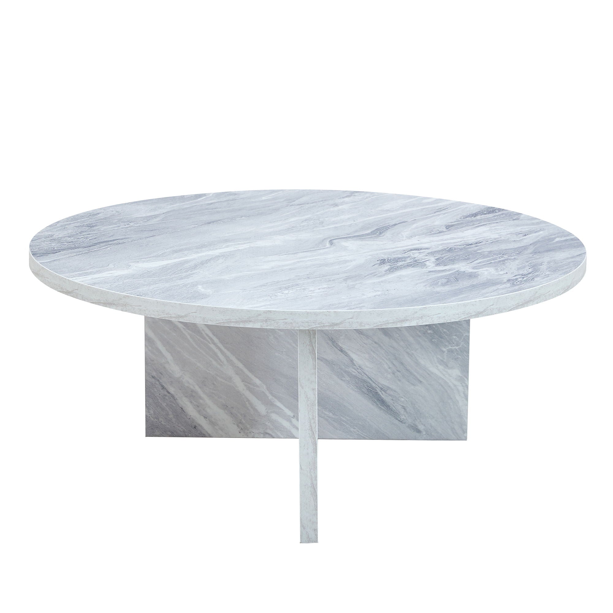 Versatile Round Coffee Table For Various Interior Styles
