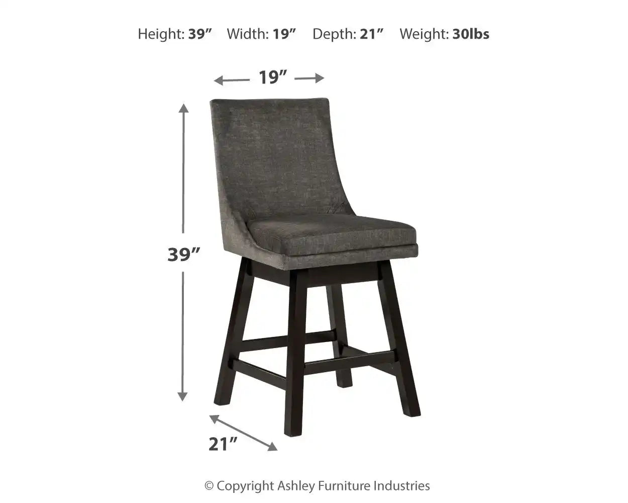 Tallenger - Swivel Barstool (Set of 2)