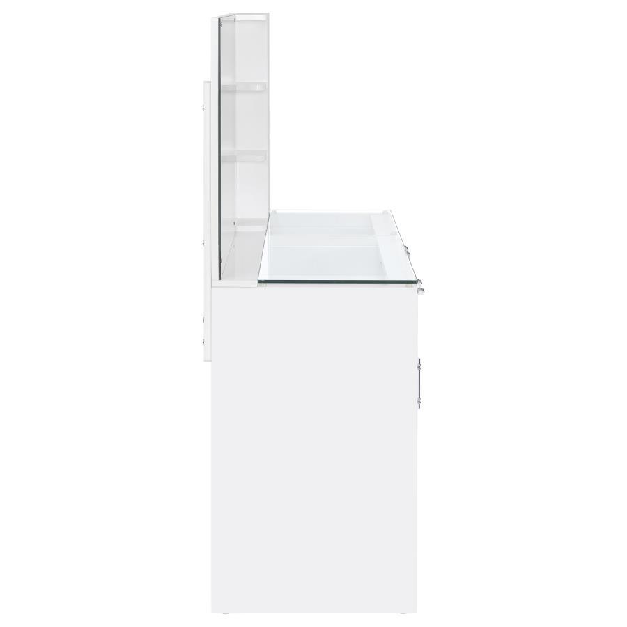 Flora - 2-Drawer Vanity Set With LED Mirror