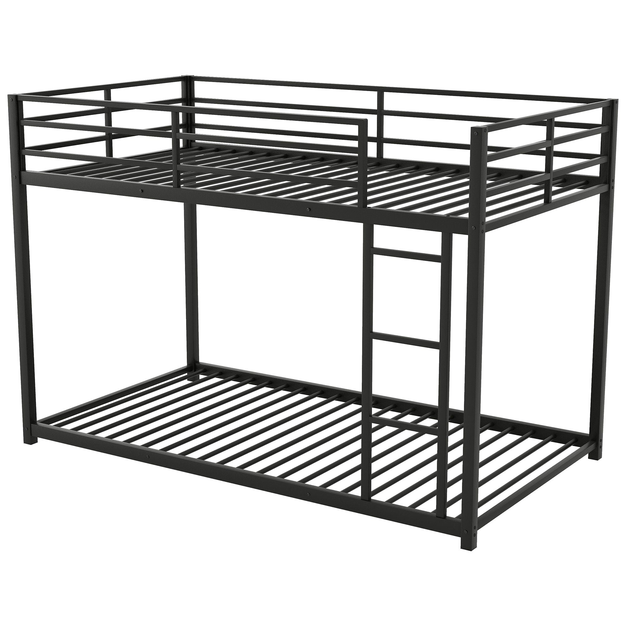 Metal Bunk Bed, Low Bunk Bed With Ladder