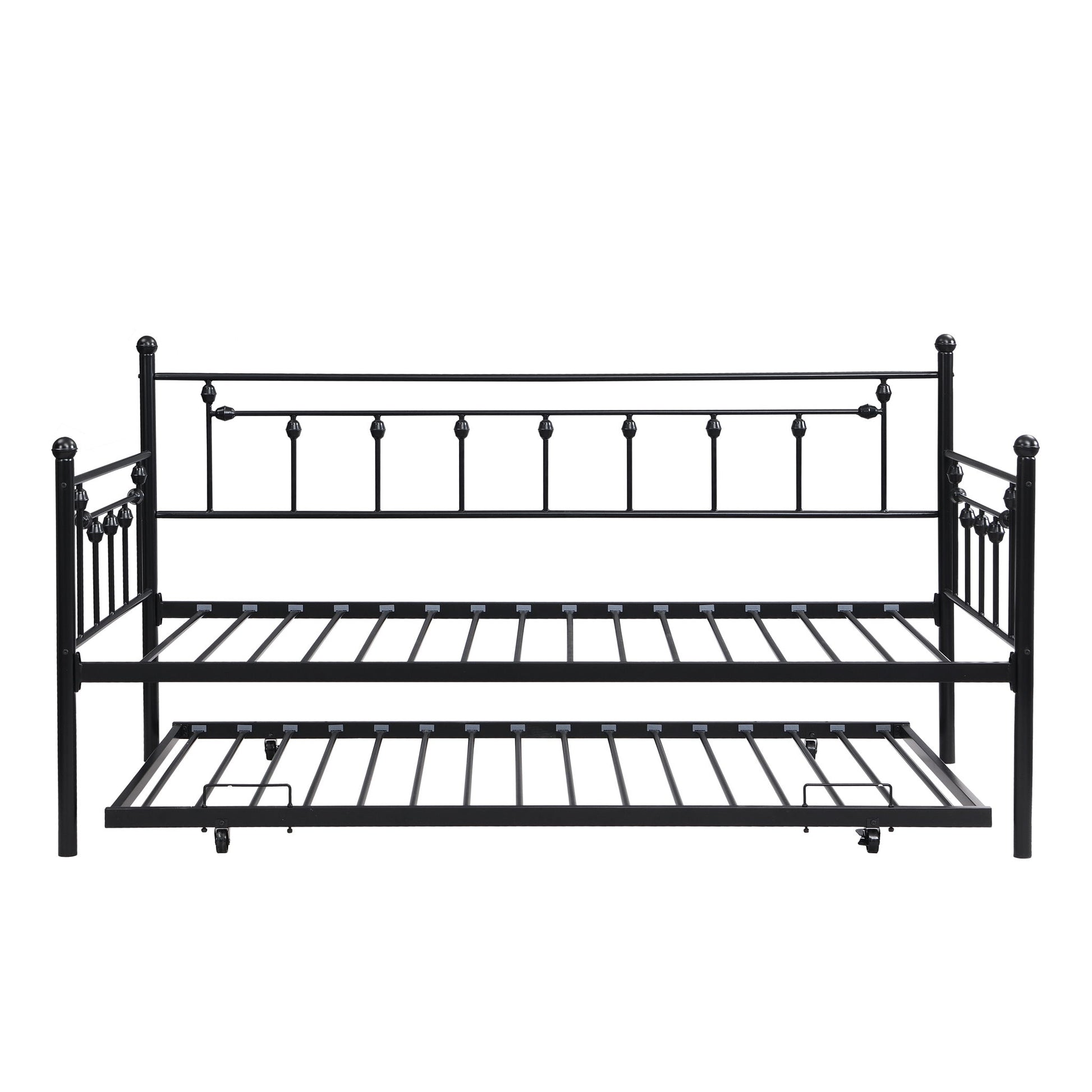 Twin Daybed With Trundle - Black - Best Buy Furniture
