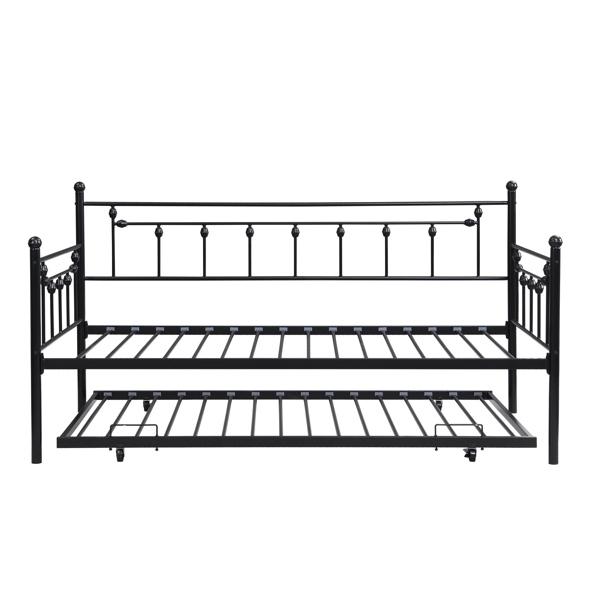 Twin Daybed With Trundle - Black - Best Buy Furniture