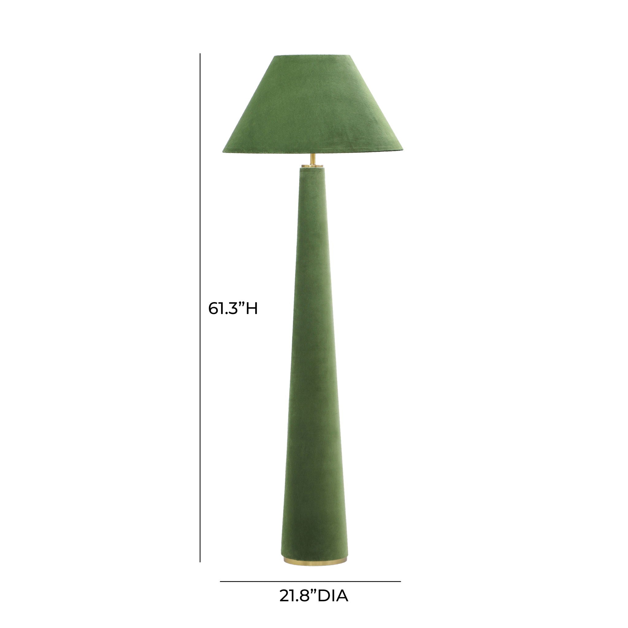 Graham - Velvet Floor Lamp