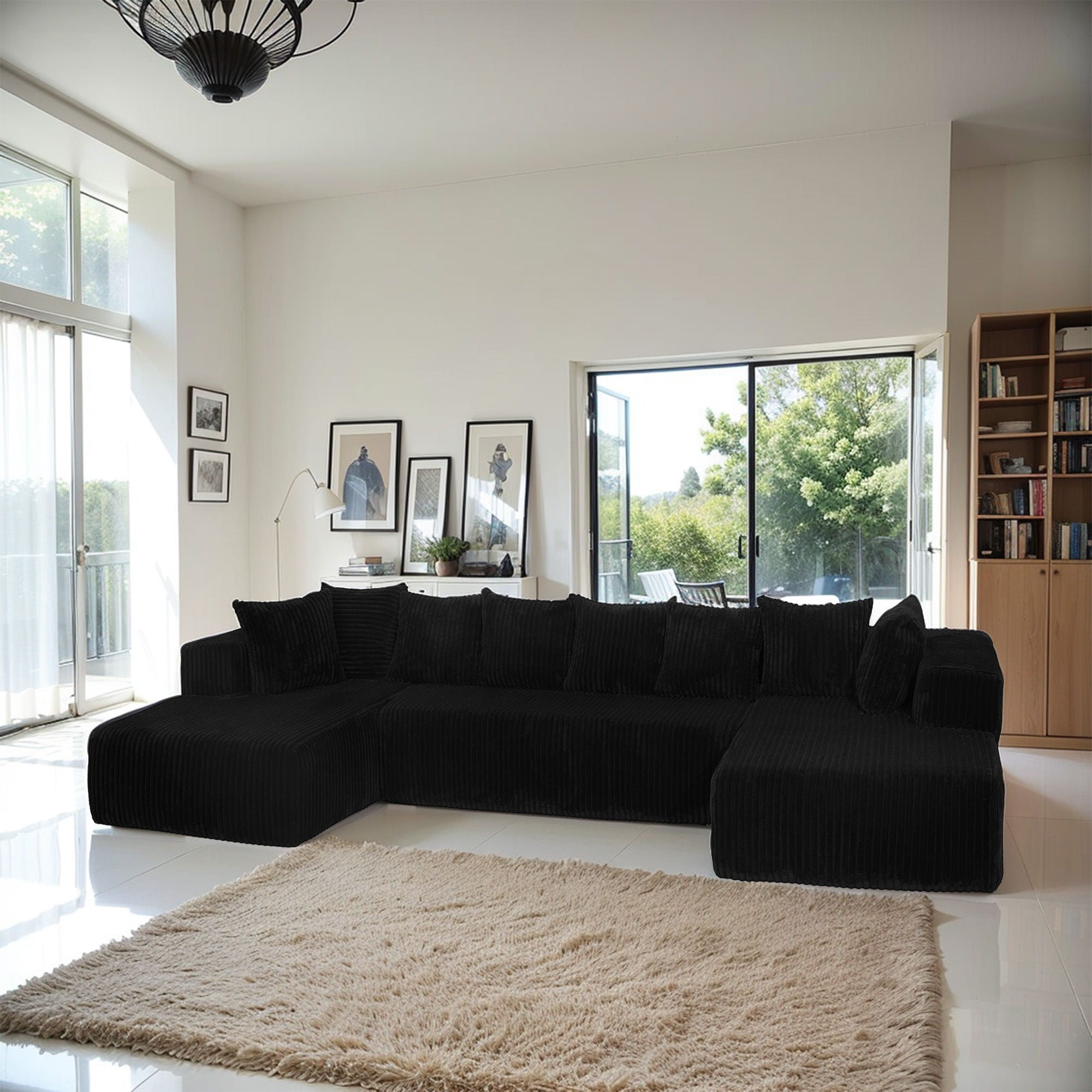 Modular U Shaped Sectional Sofa
