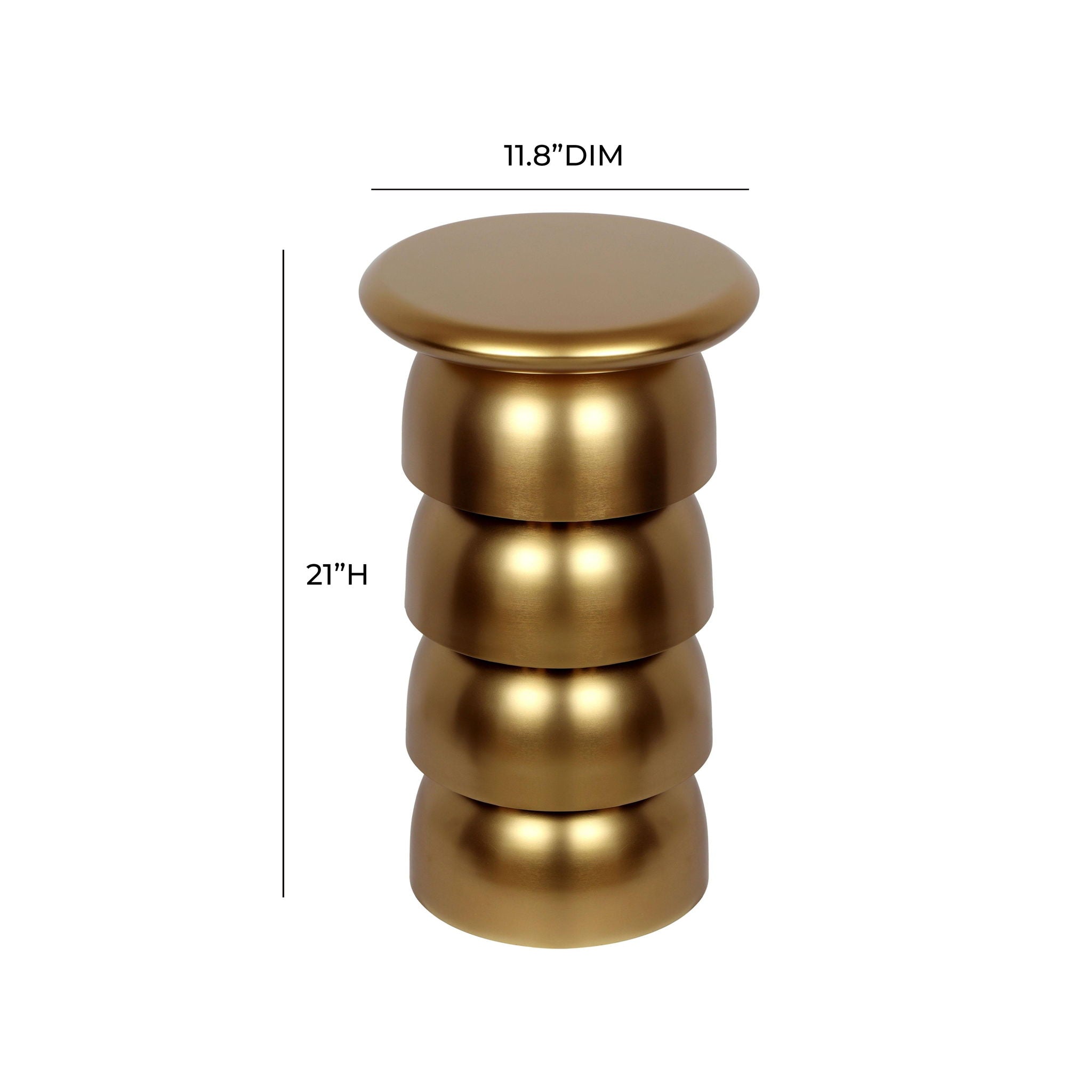 Sasha - Side Table - Gold