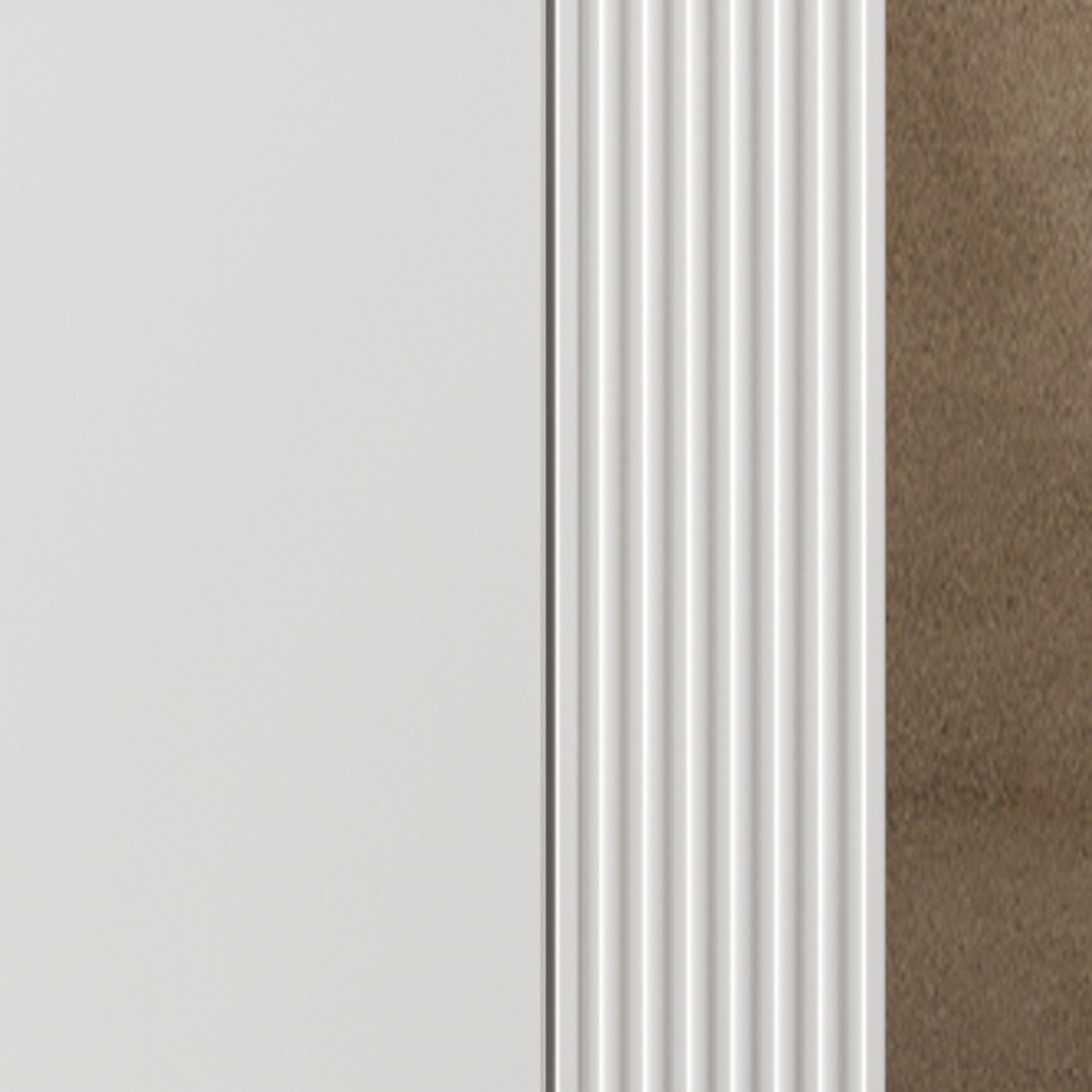 Wall Mounted Bathroom Vanity With Sink, 2 Open Shelves - White