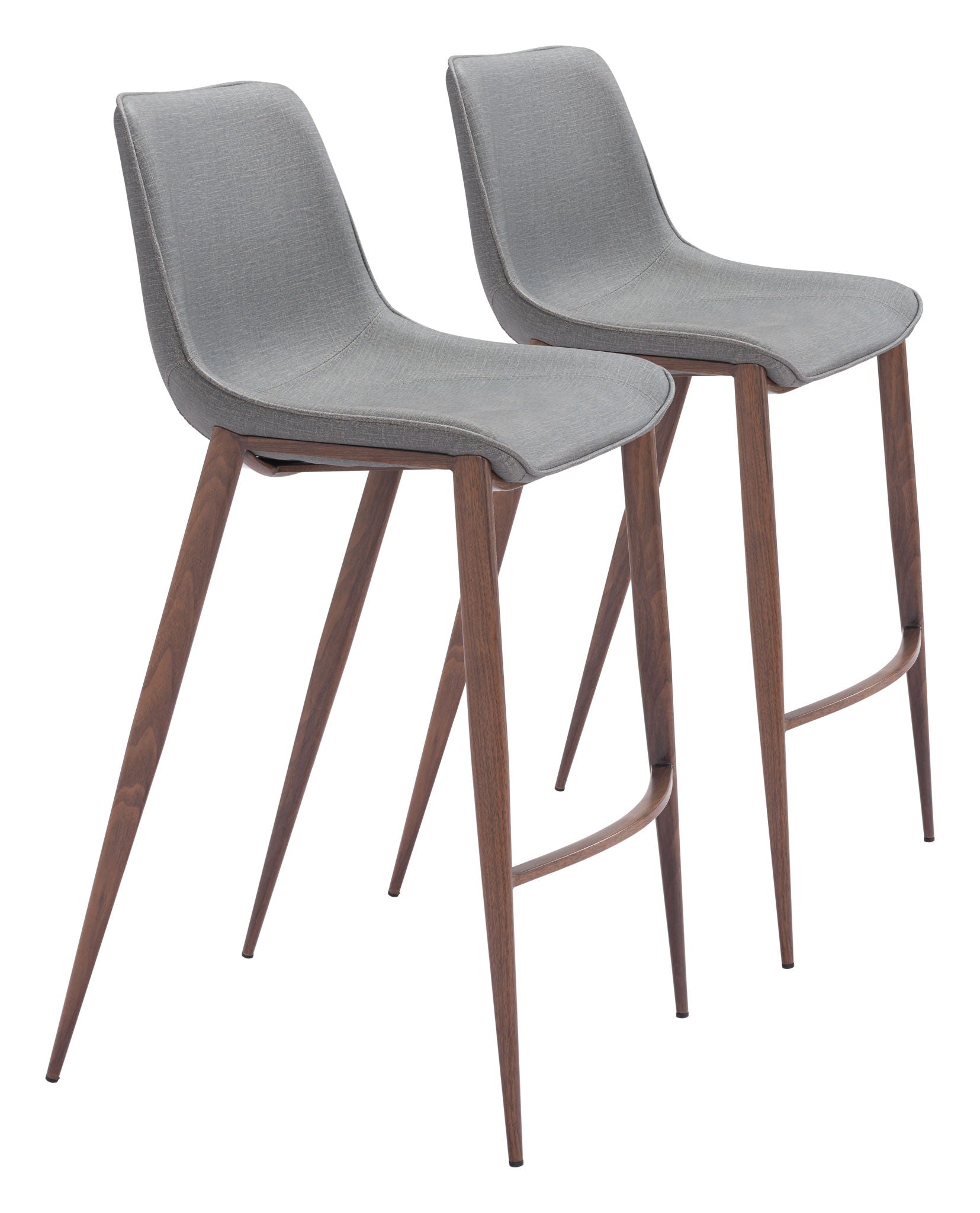 Magnus - Barstool With Black Legs (Set of 2)