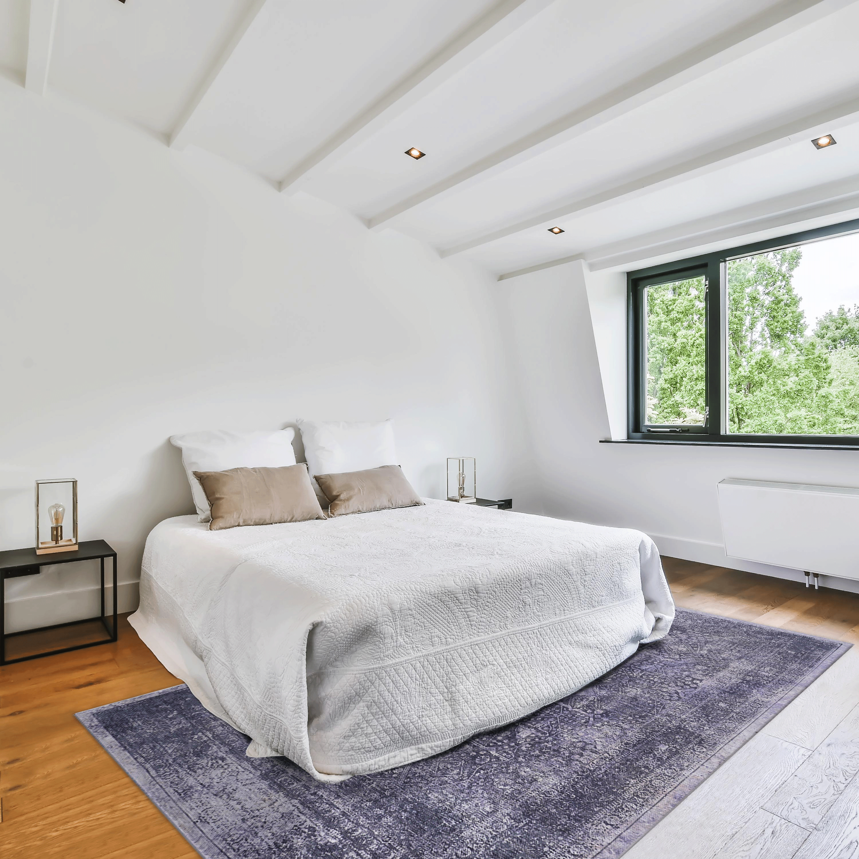 Area rug 4x6, washable rug, low-pile, non-slip, non-shedding, foldable, kid & pet friendly - area rugs for living room, bedroom, kitchen, dining room rug - perfect gifts, (anthracite, 4' x 6') - Best Buy Furniture