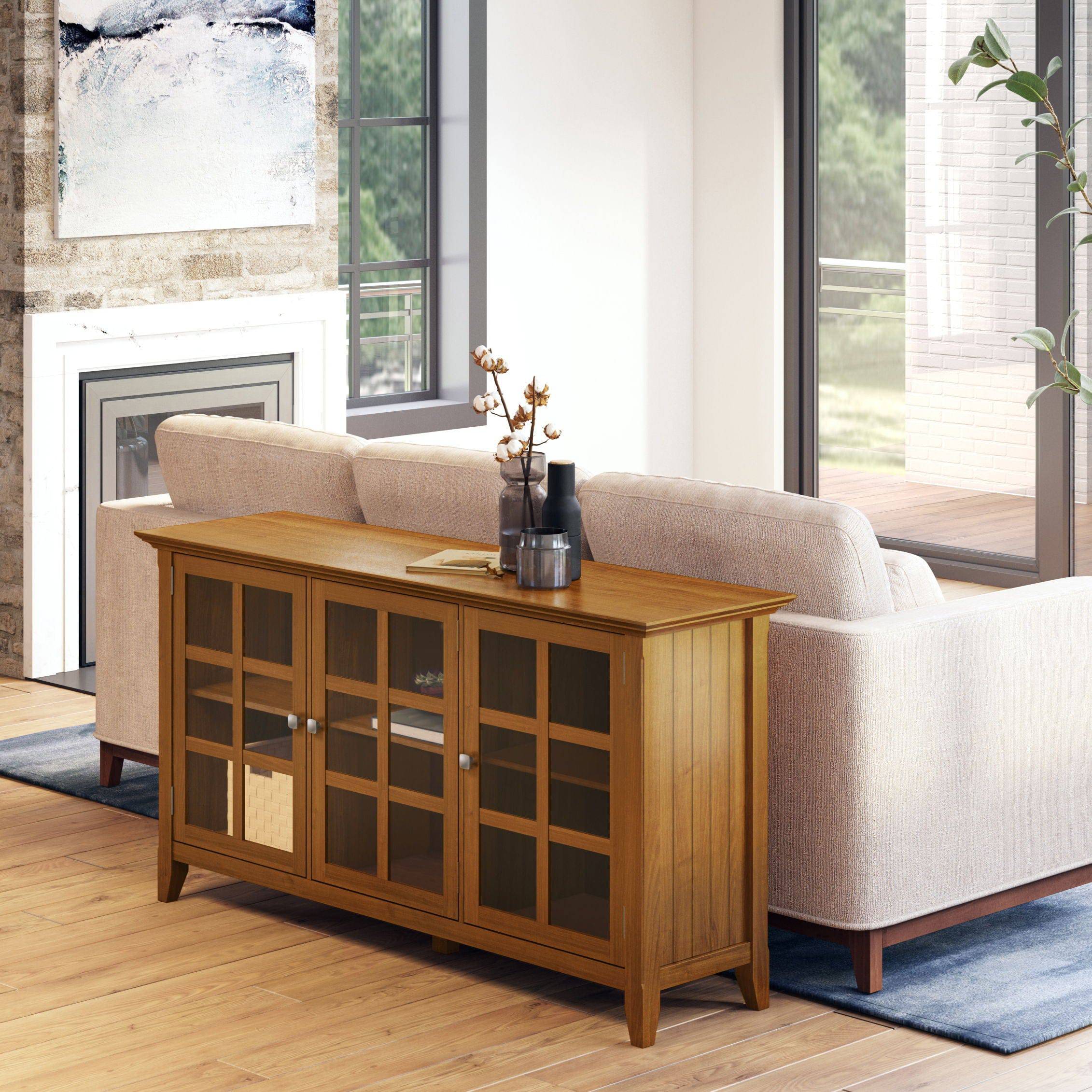 Acadian - Wide Storage Cabinet Handcrafted - Best Buy Furniture