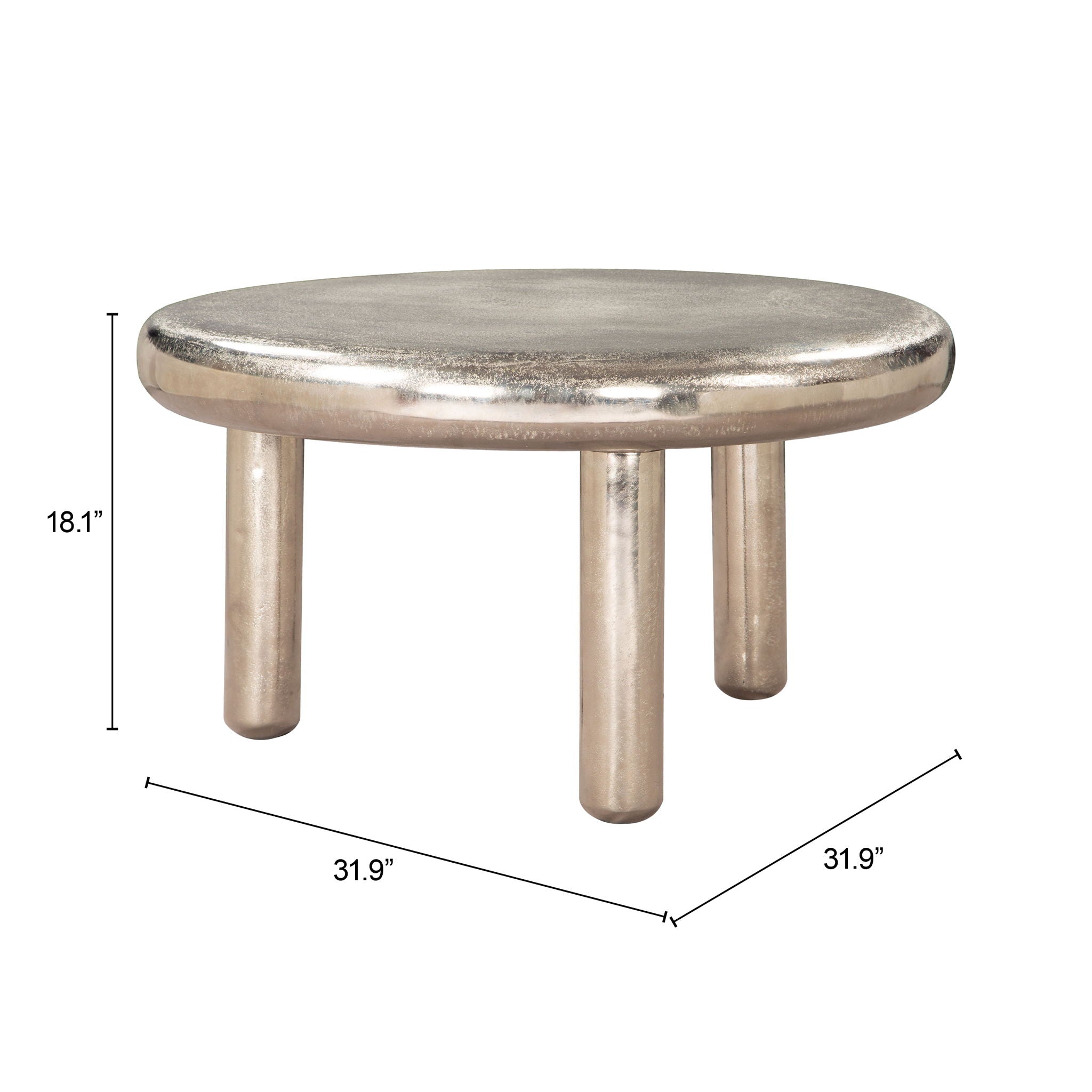 Arian - Coffee Table - Silver